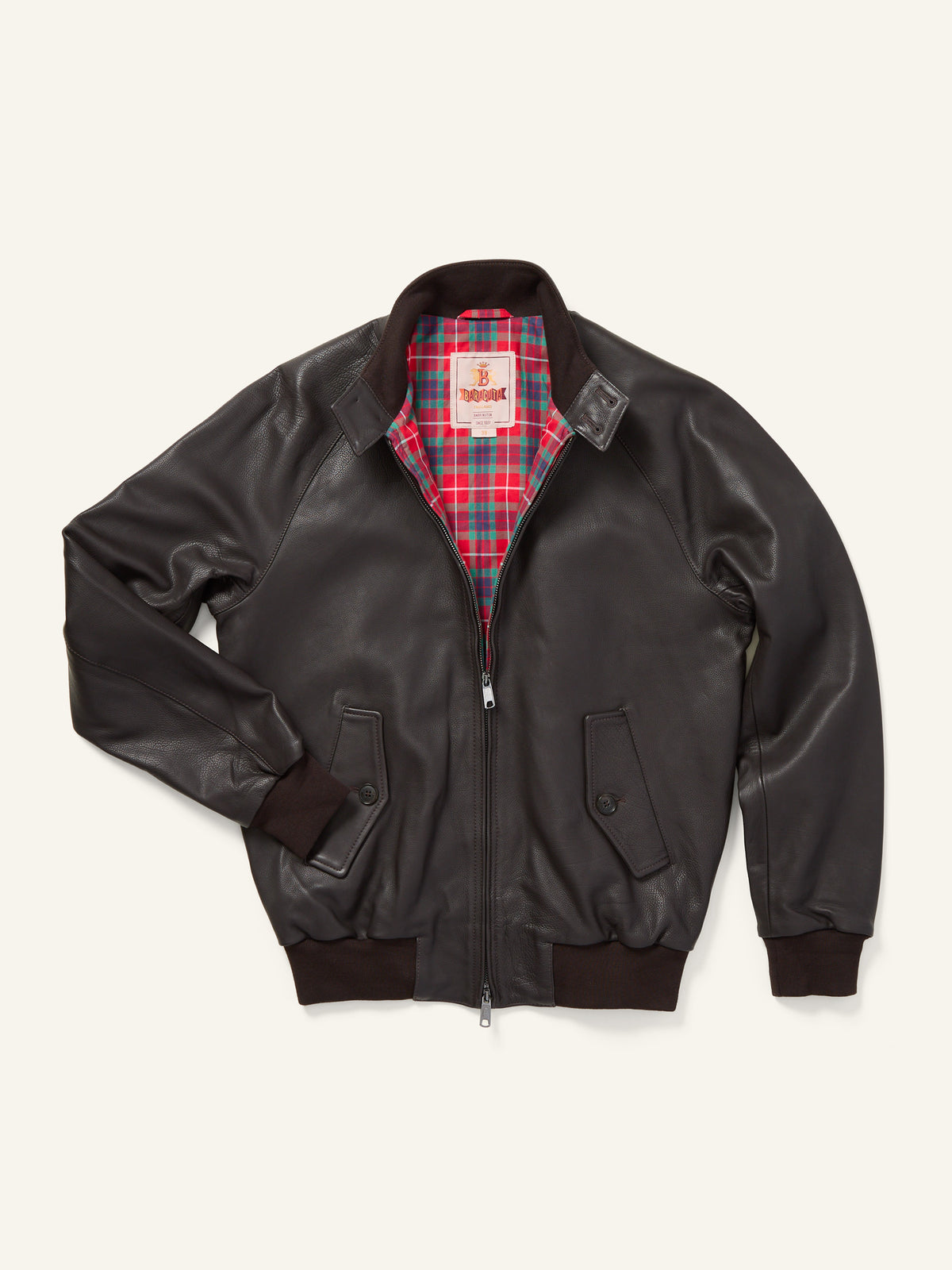 Baracuta G9 Leather Jacket Dk Brown