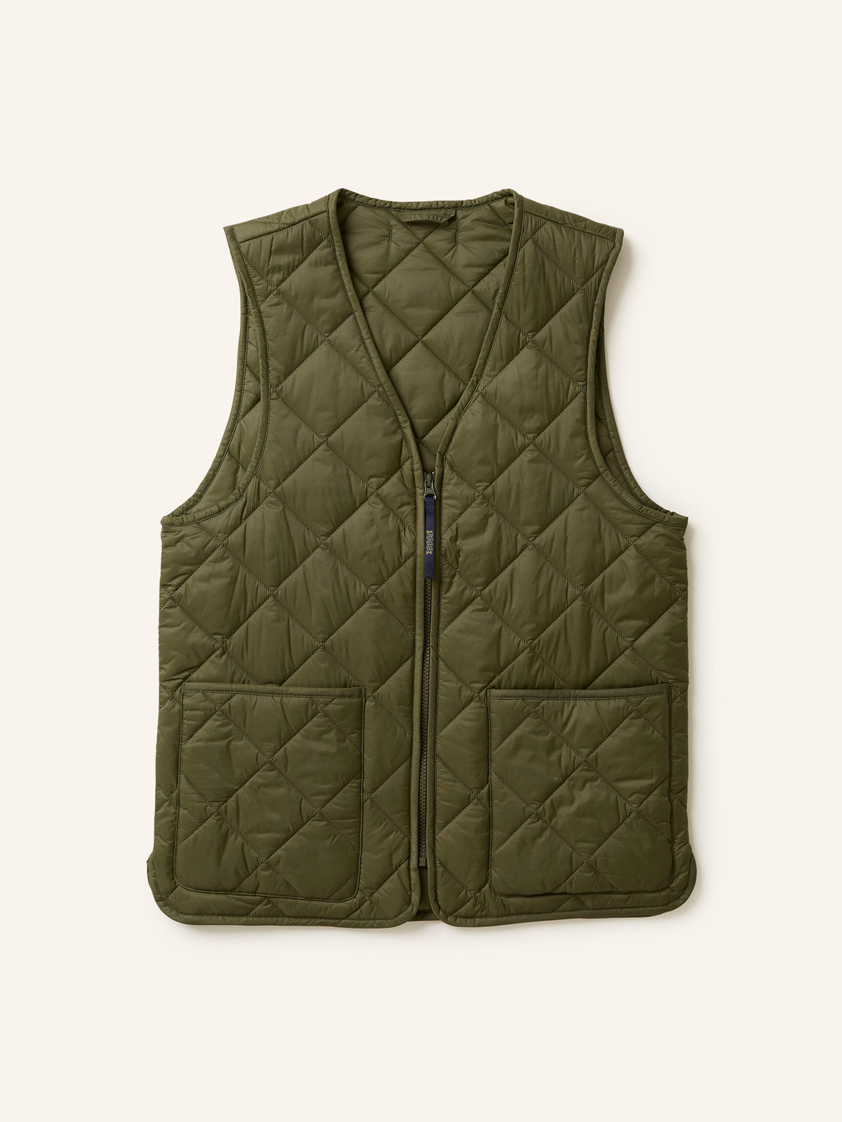 Baracuta Miller Liner Vest Military Green