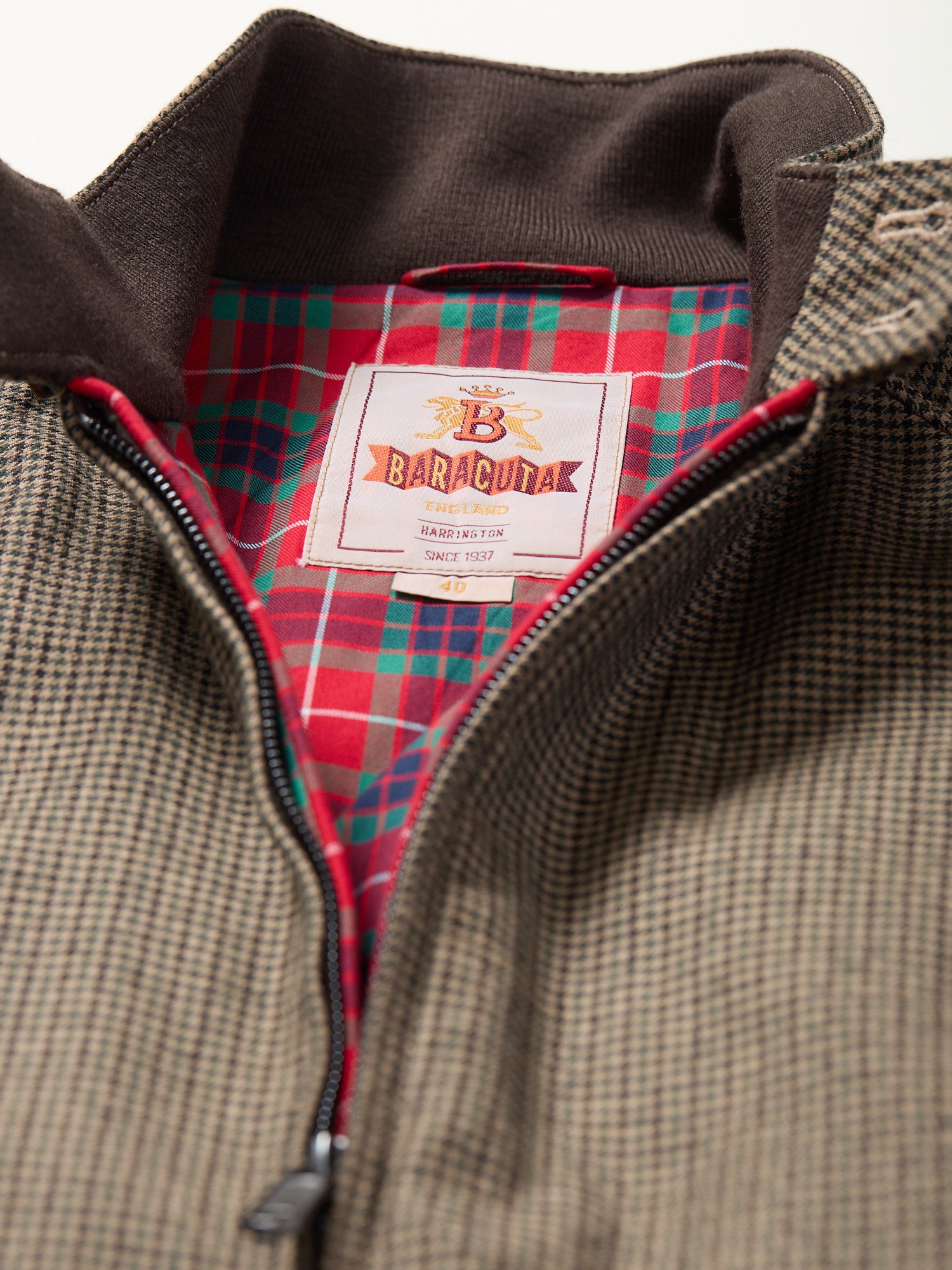 G9 Wool Jacket Pied De Poule Desert