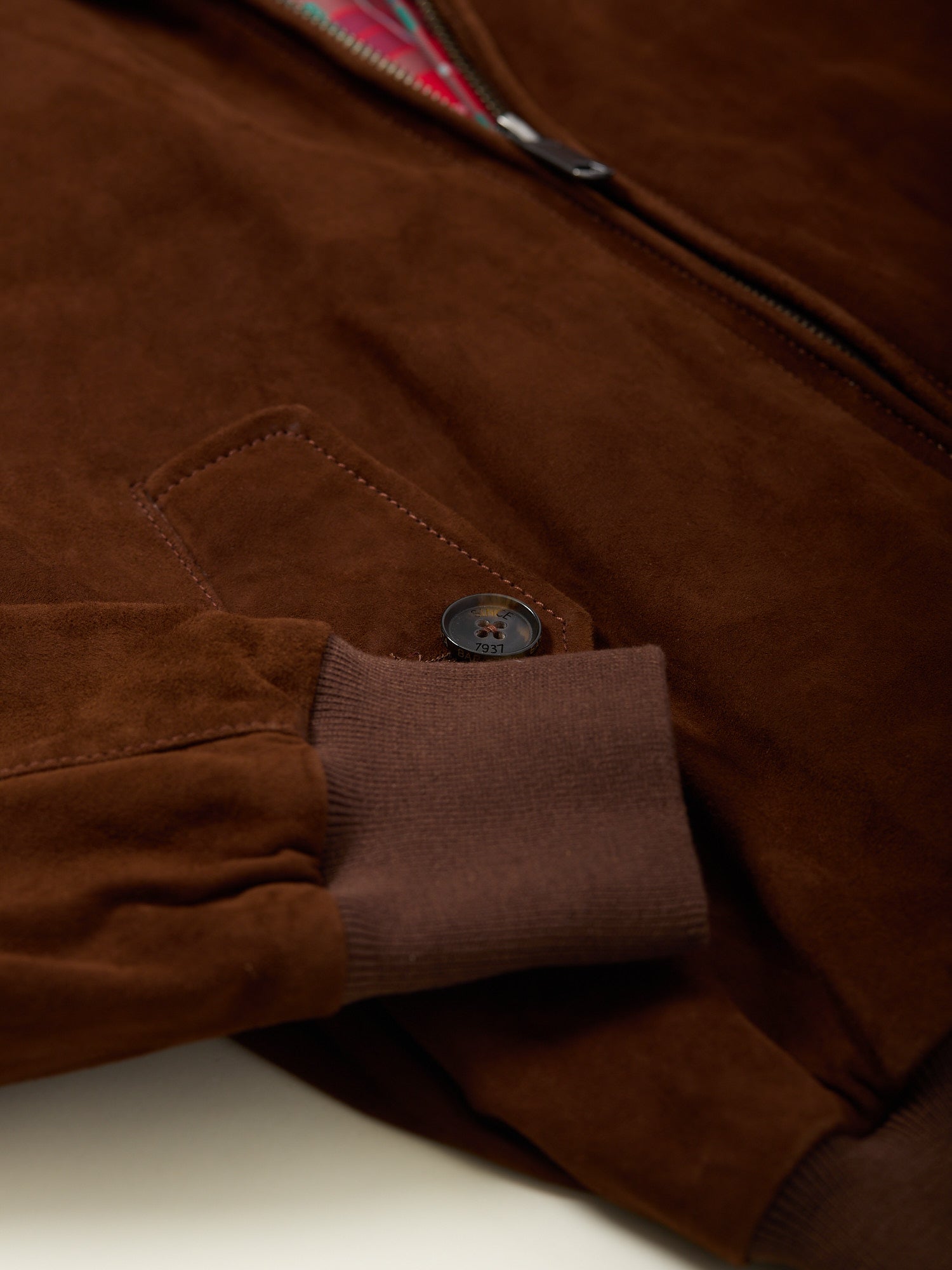 G9 Suede Jacket Chocolate
