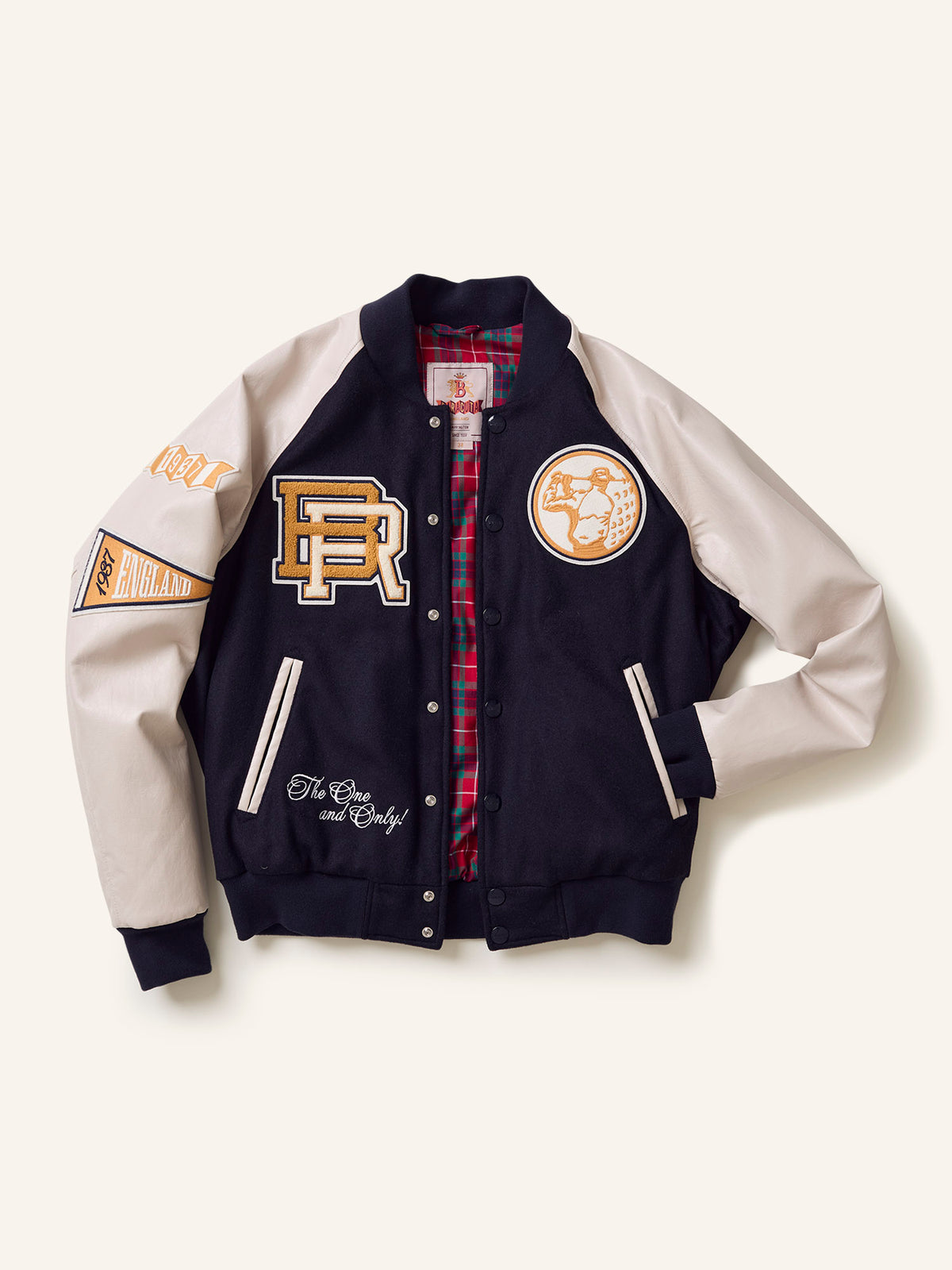 Baracuta Varsity Jacket Navy