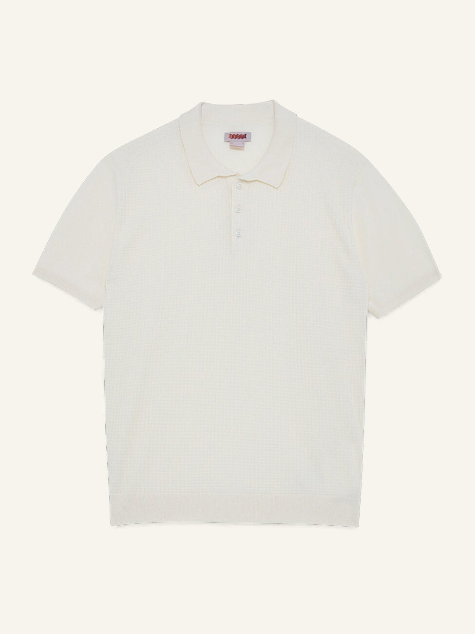 Knitted cotton polo shirt best sale