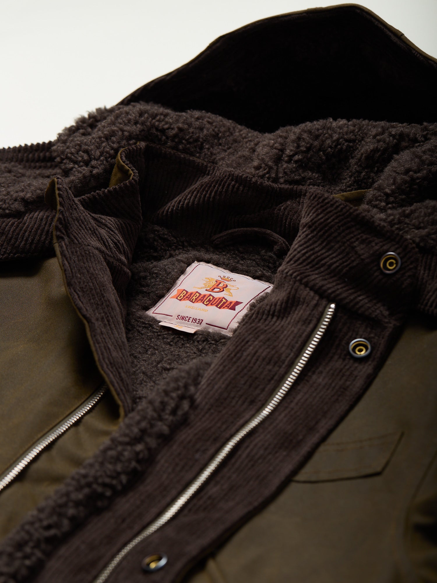 Waxed Fishtail Parka Deep Moss