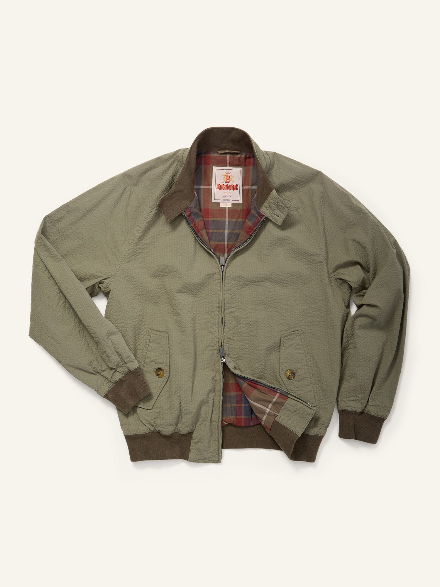 Seersucker G9 Jacket Green