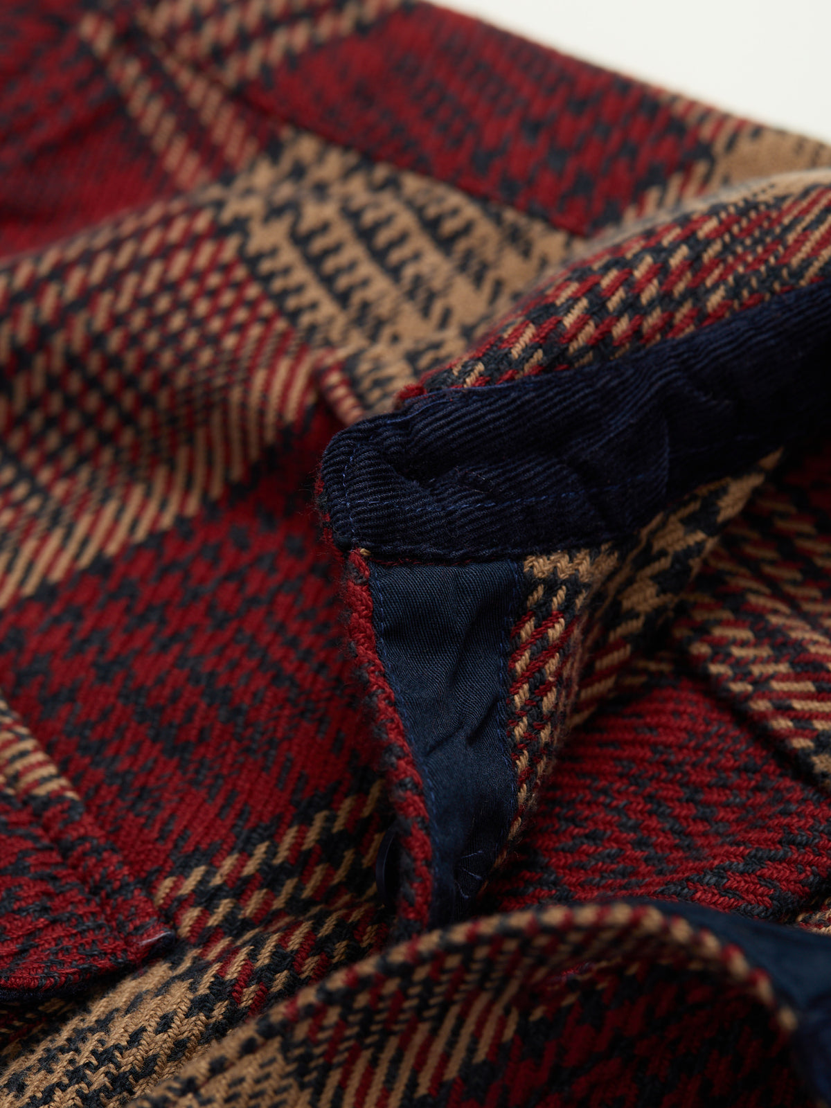 Millom Houndstooth Shirt Red