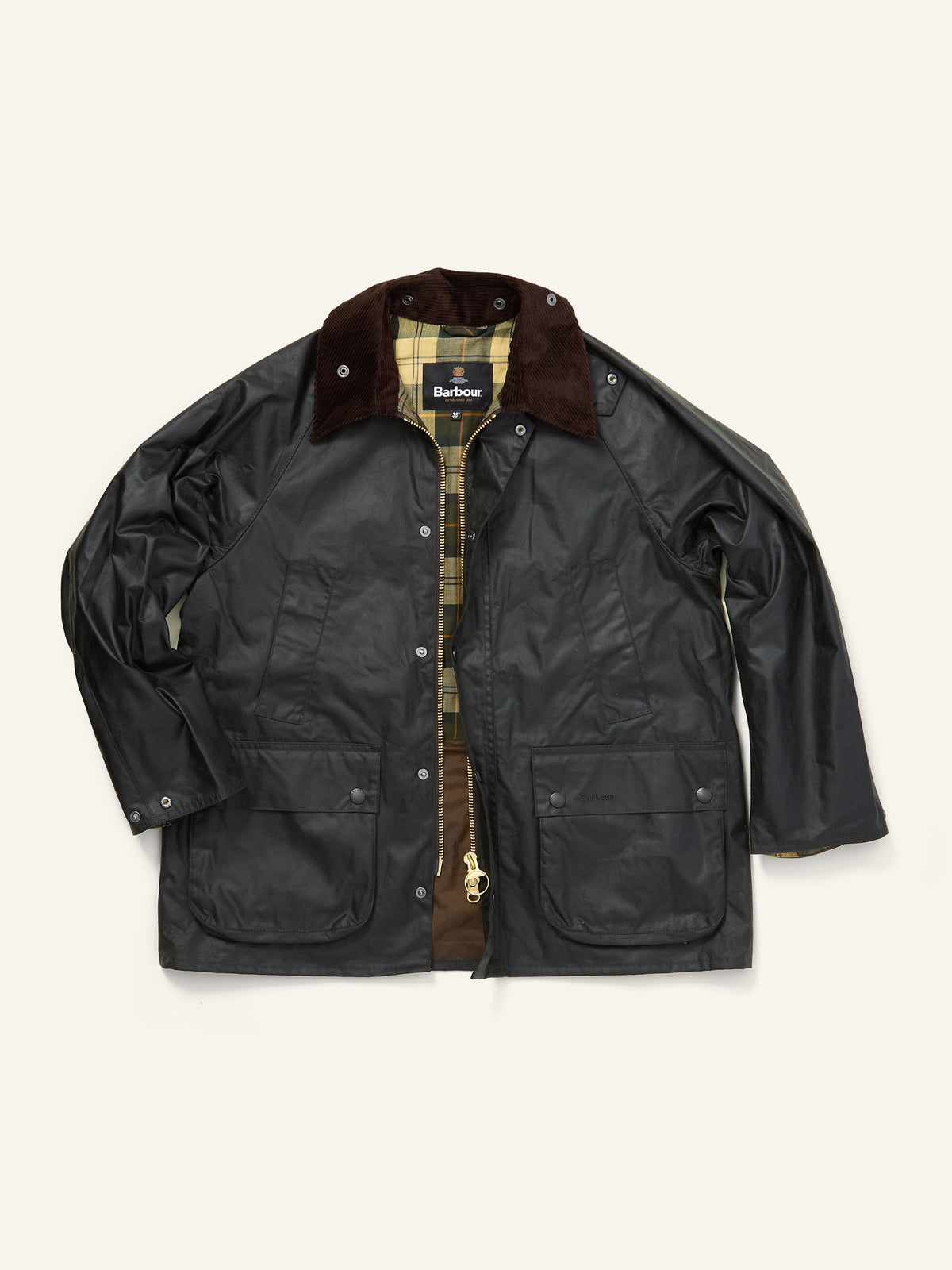 OS Bedale Wax Jacket Sage
