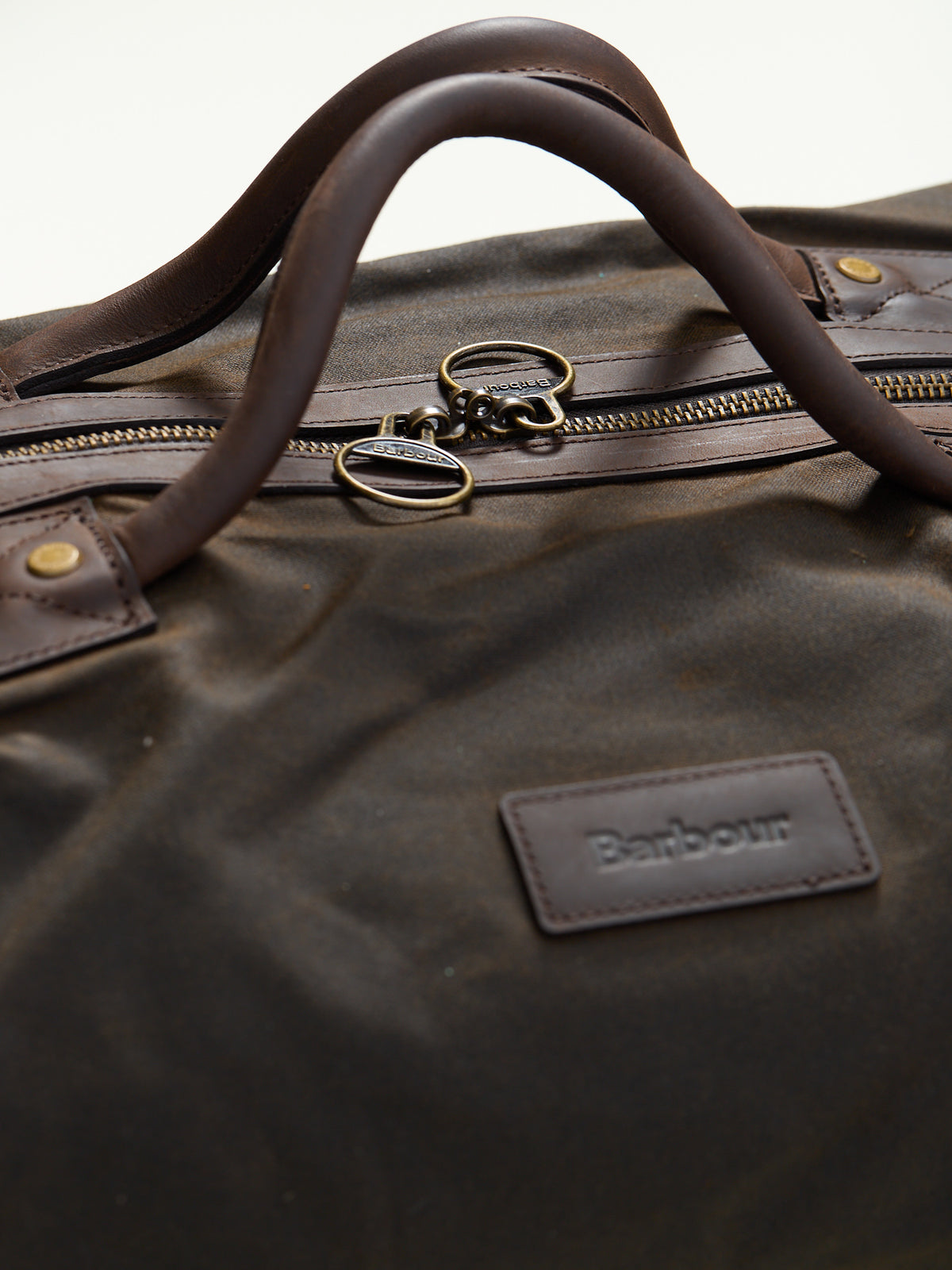 Wax Holdall Olive