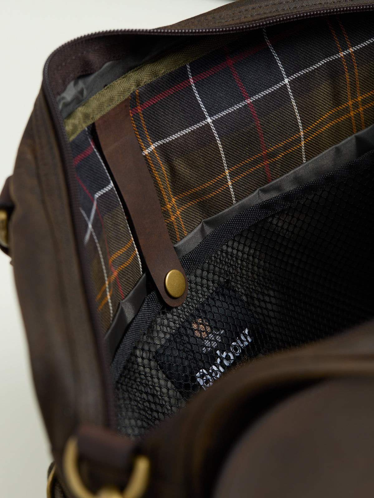 Wax Leather Briefcase Olive