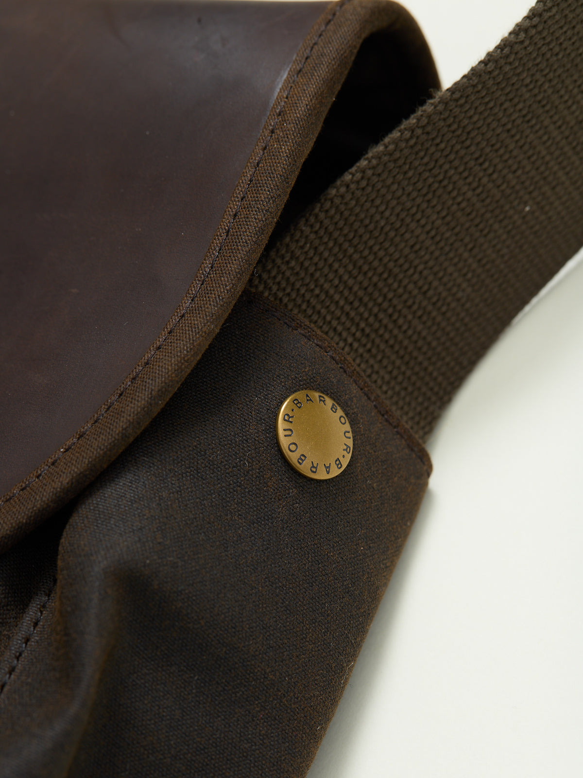 Wax Leather Tarras Fishing Bag Olive