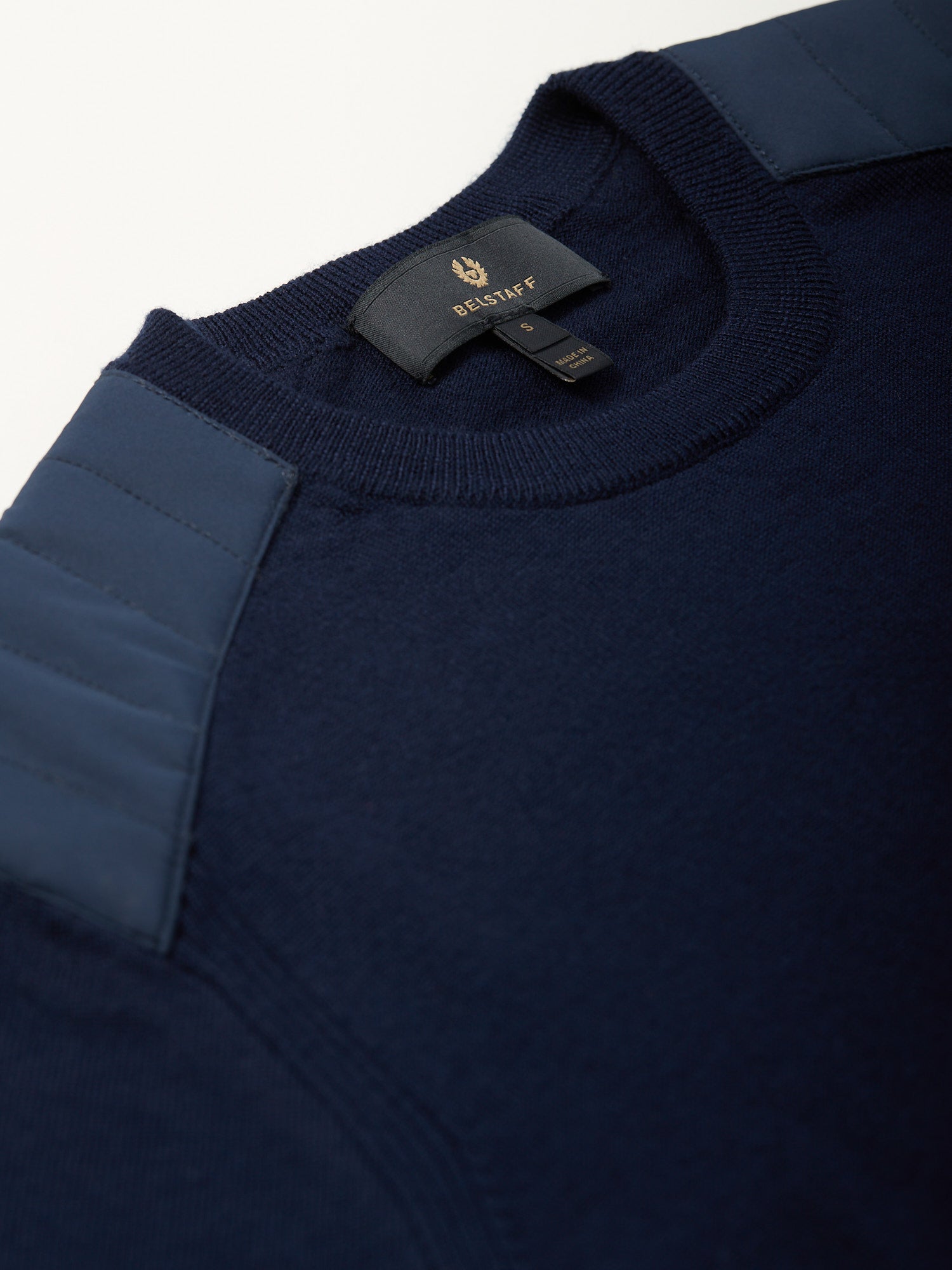 Kerrigan Merino Crew Jumper Washed Navy