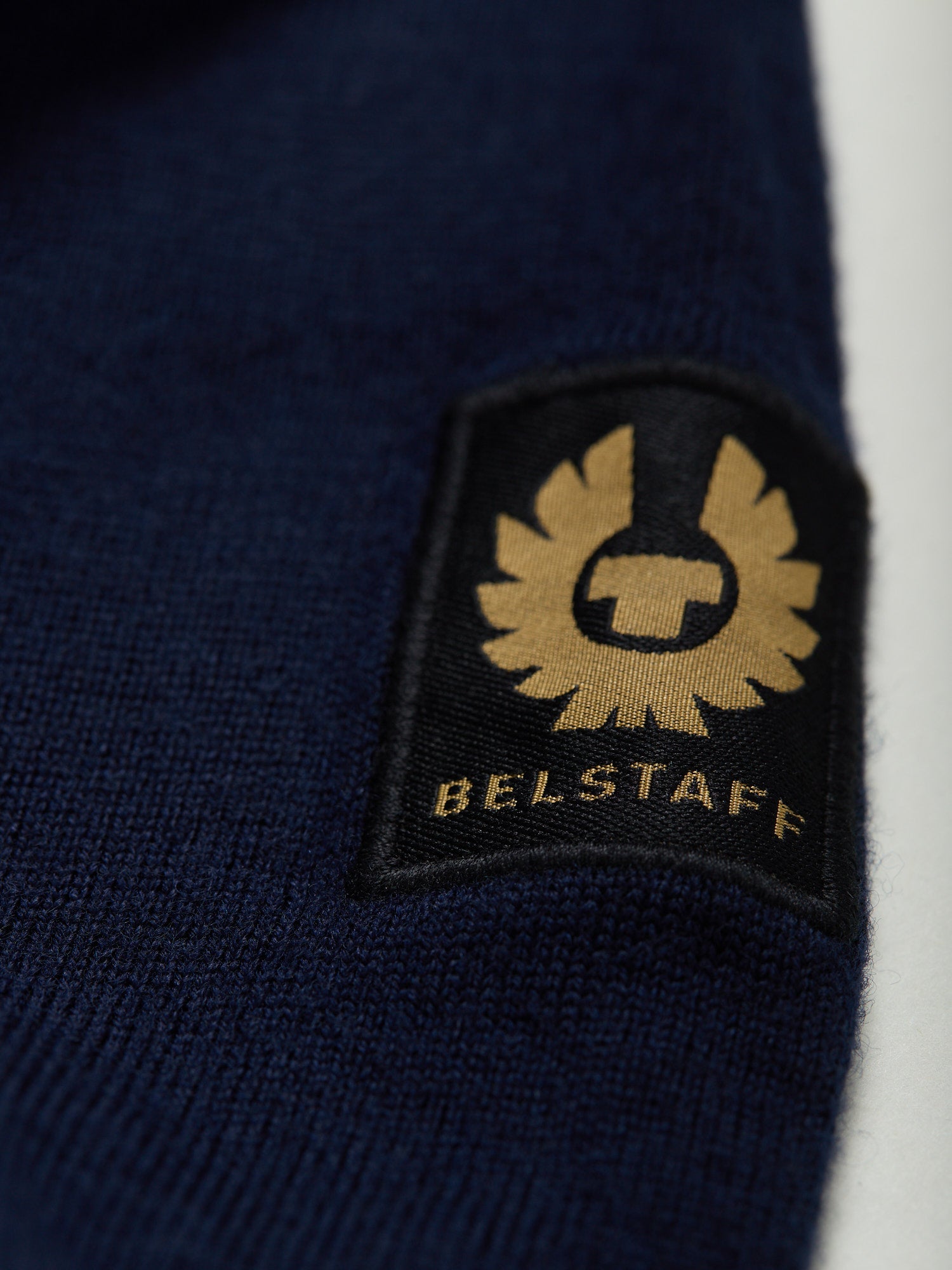 Kerrigan Merino Crew Jumper Washed Navy