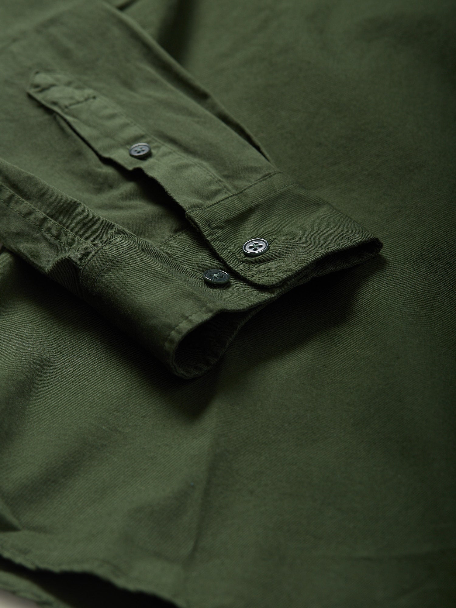 Scale Cotton Shirt Tile Green