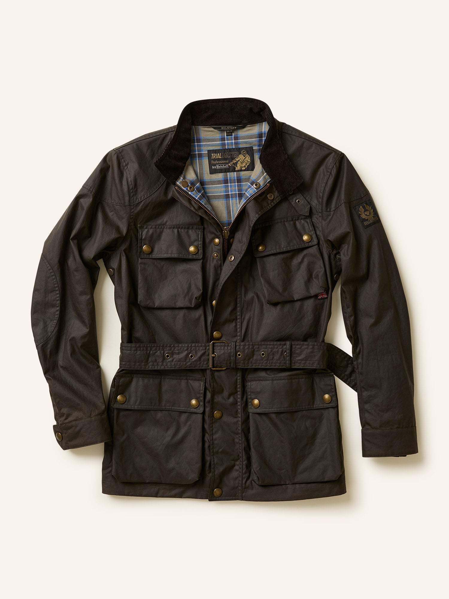 Belstaff Trialmaster Wax Jacket Faded Olive