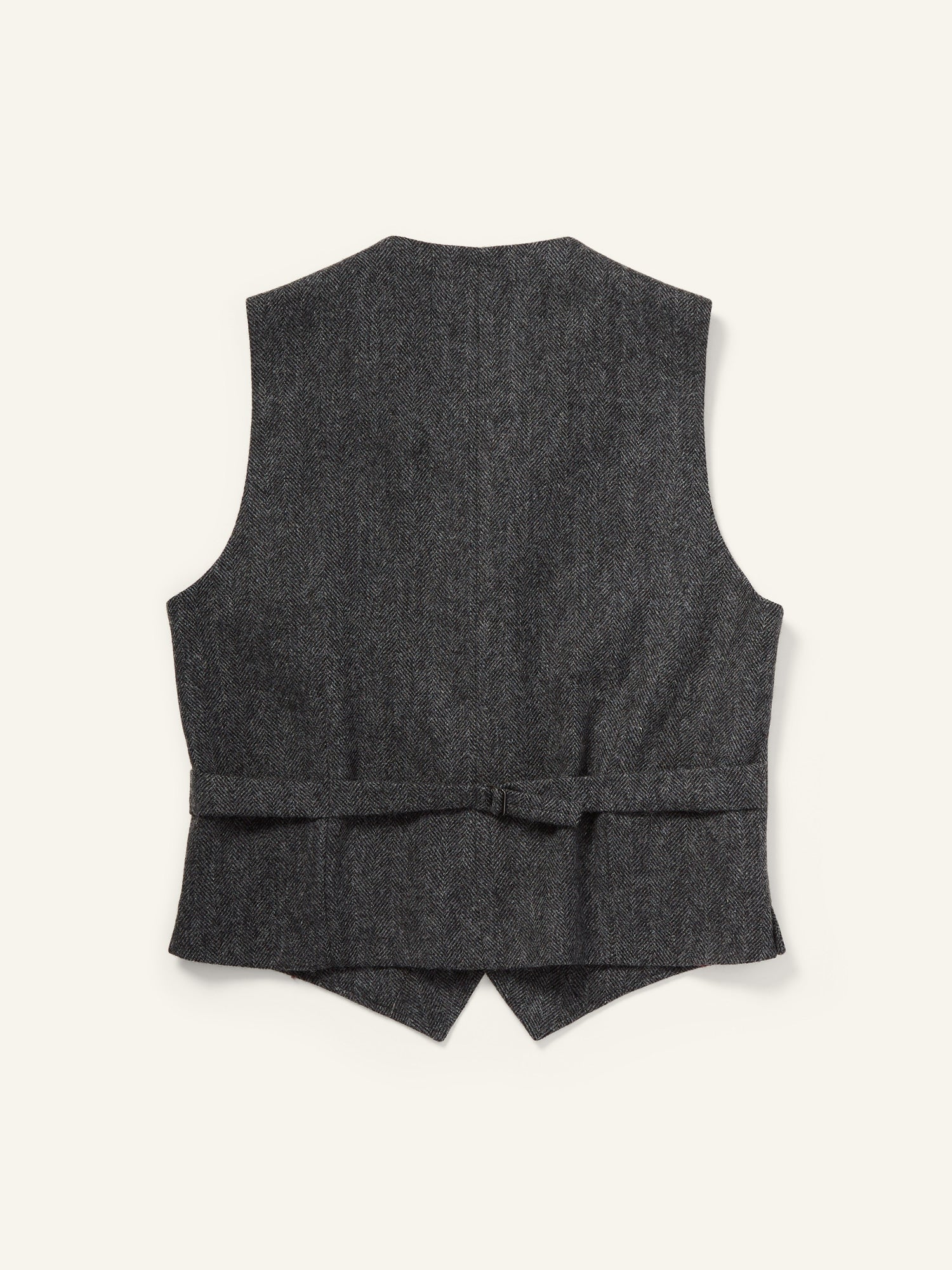 Buckenham Shetland HB Tweed Waistcoat Grey