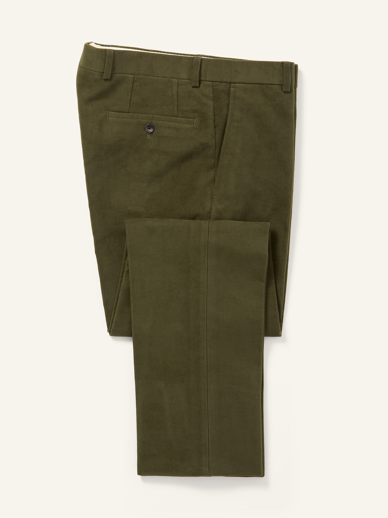 Mautby Moleskin Trousers Dark Green