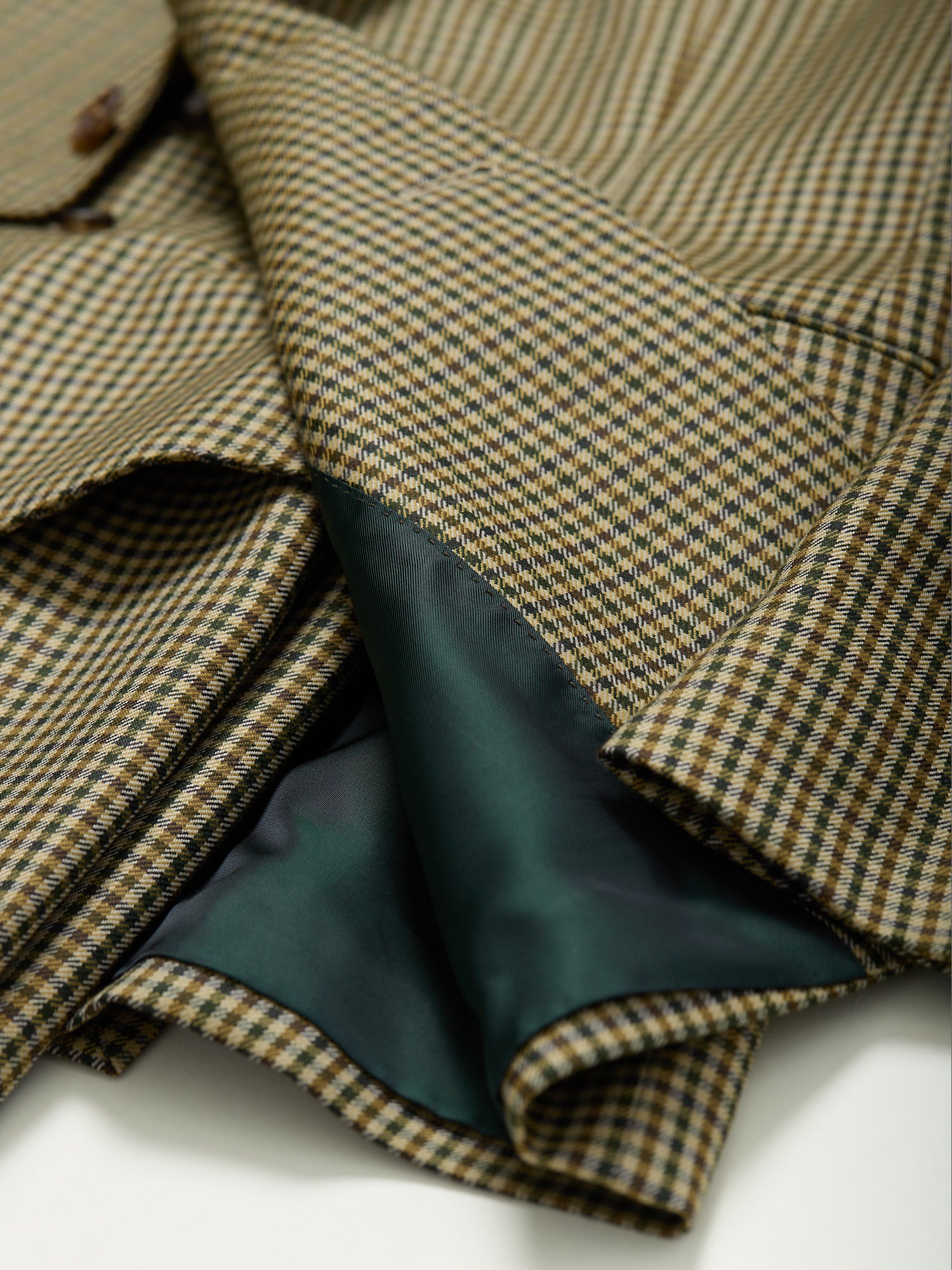 3-piece Worsted Tweed Suit Green Gunclub