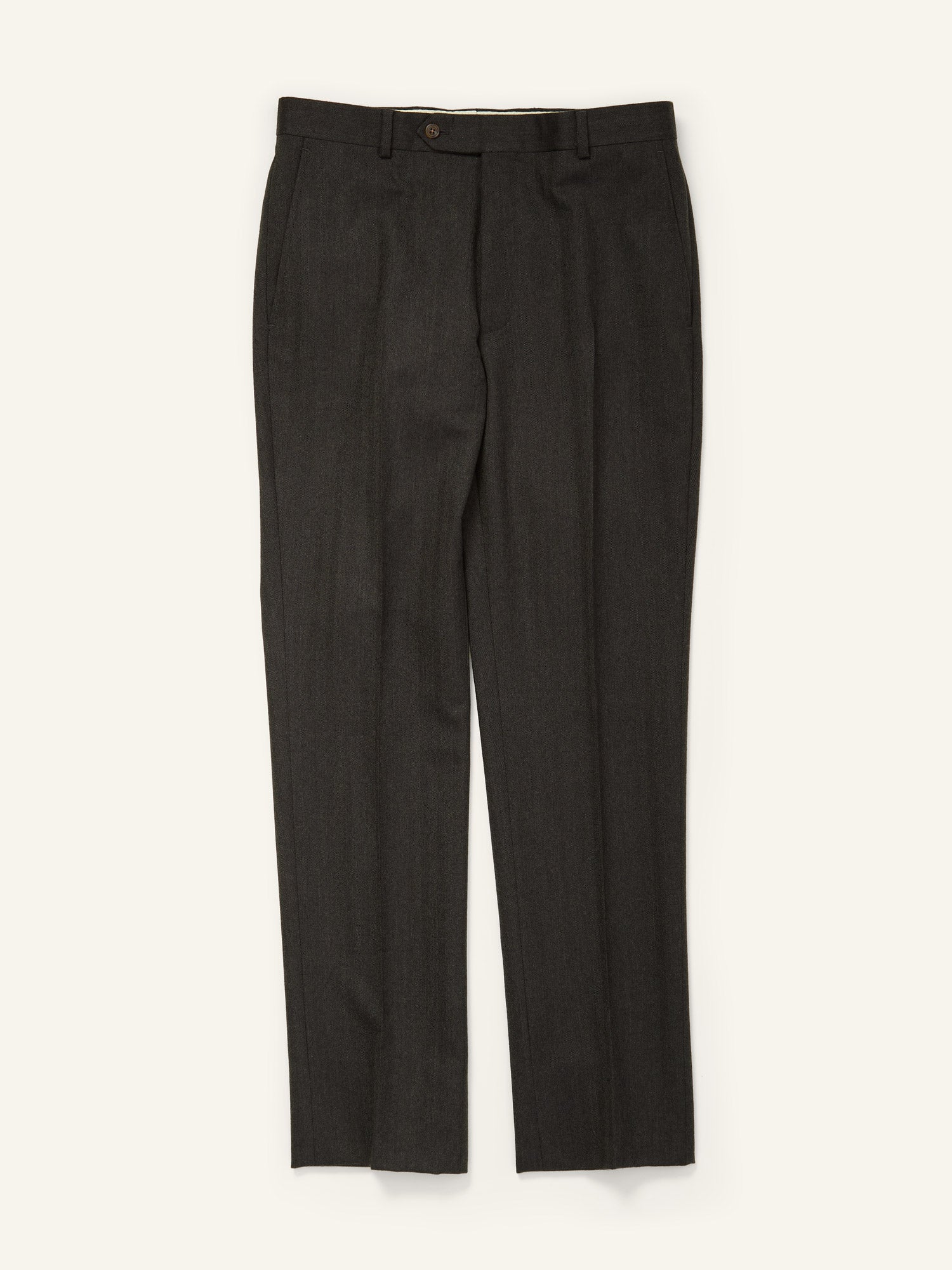 3-Piece Worsted HB Suit Dark Green