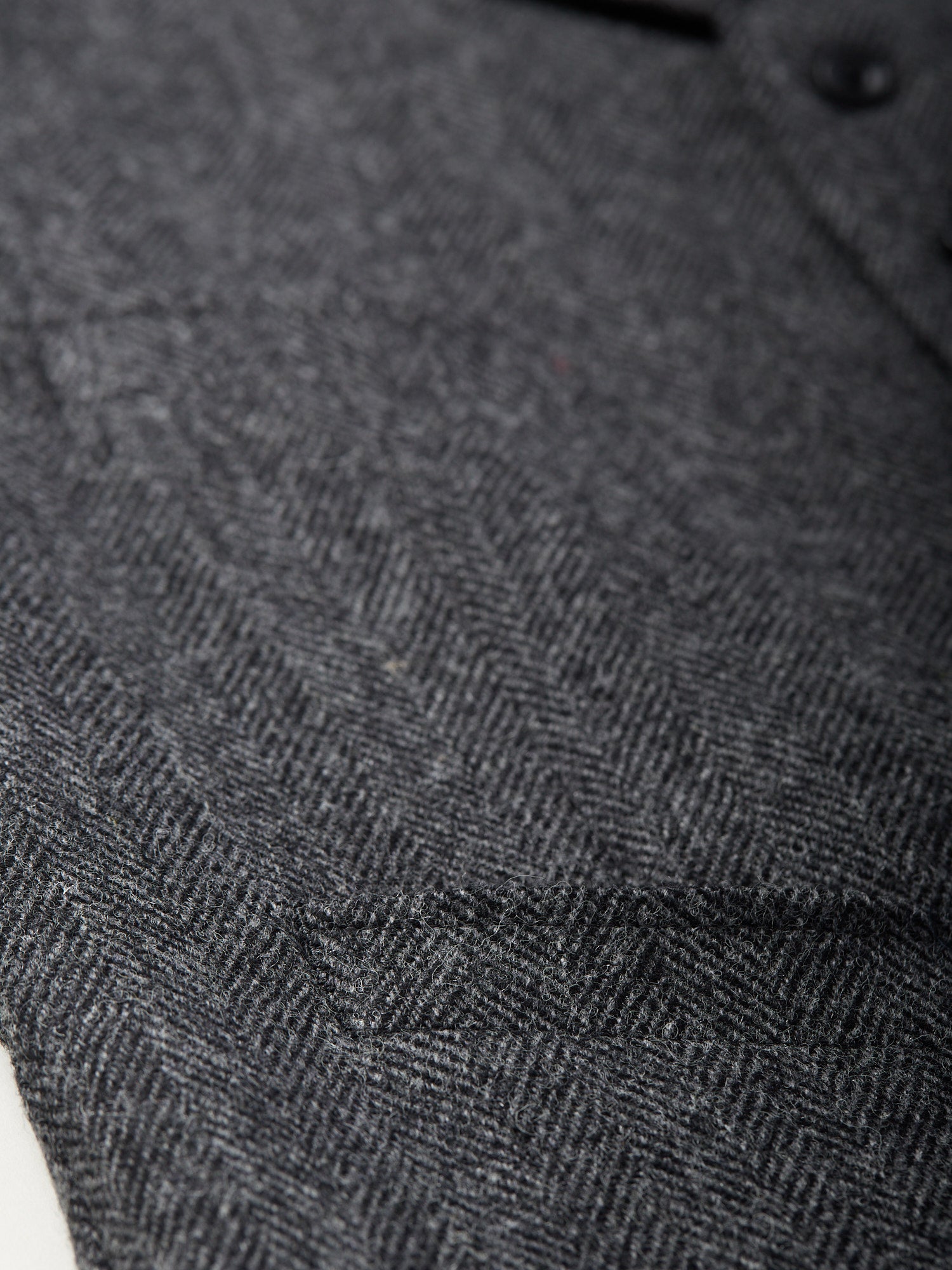 Buckenham Shetland HB Tweed Waistcoat Grey