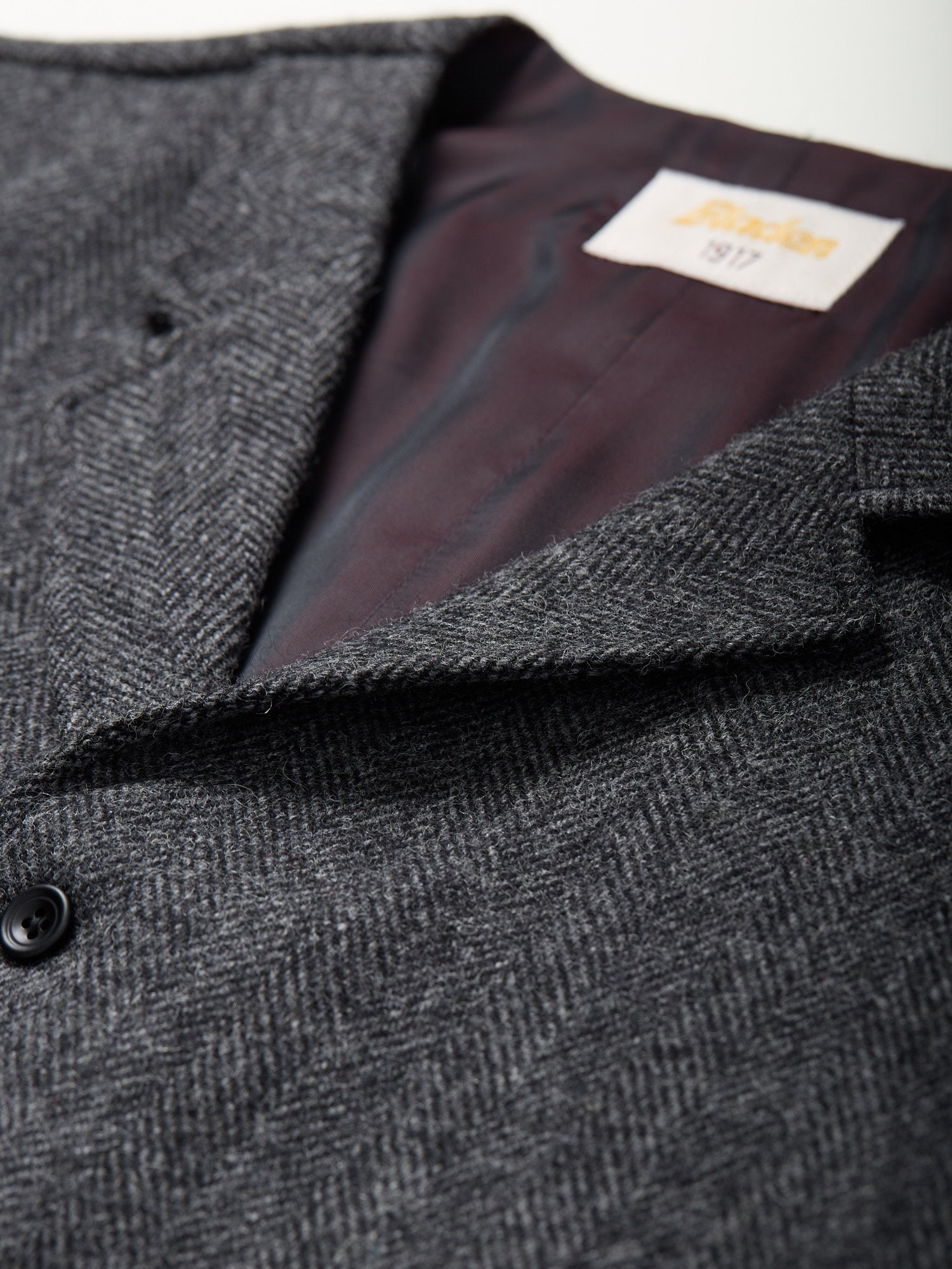 Buckenham Shetland HB Tweed Waistcoat Grey