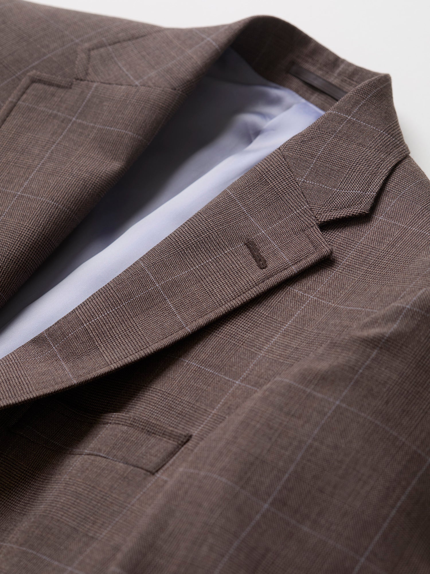 Denton Hopsack Jacket PoW Brown