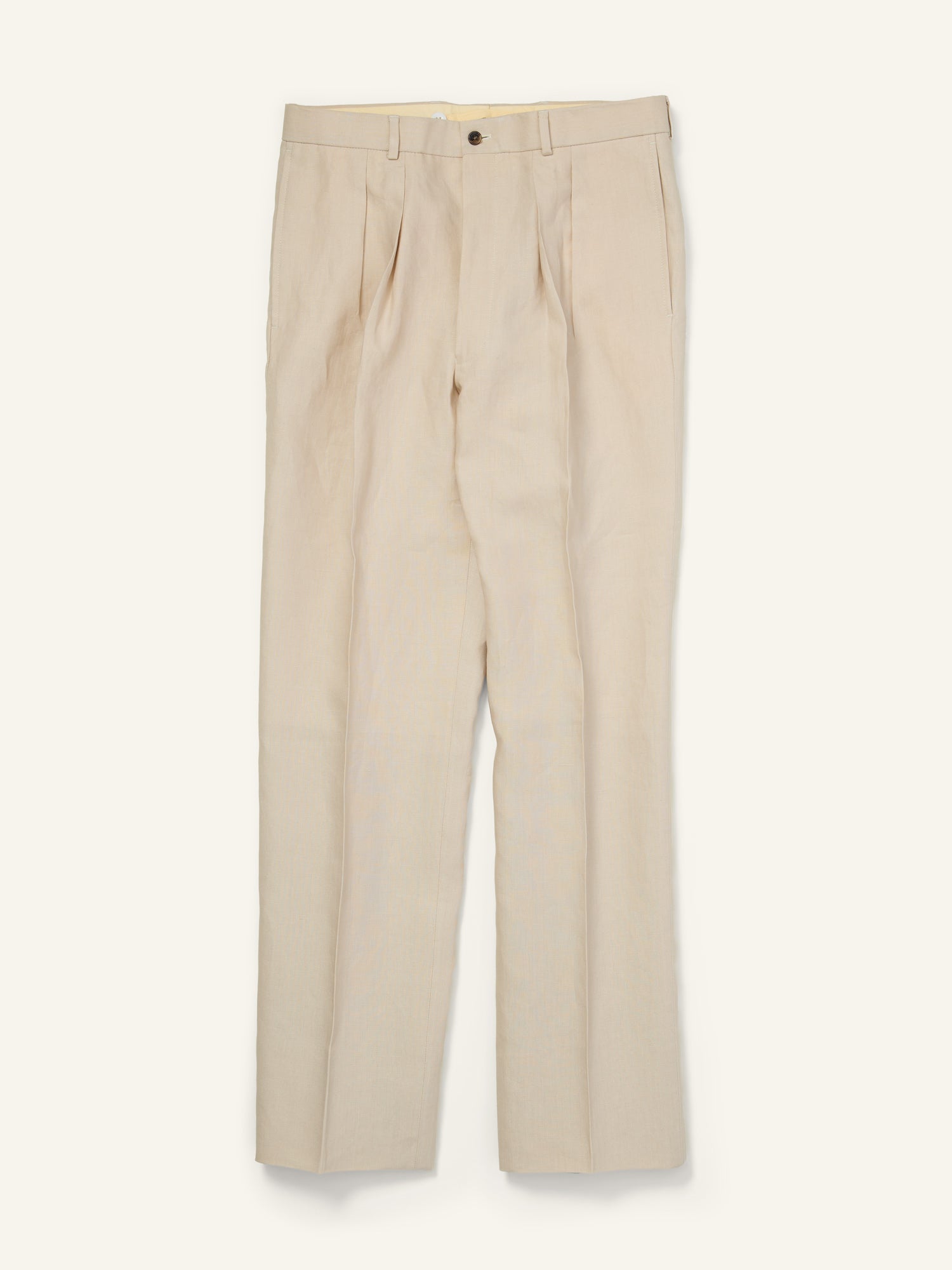 3-piece Tropical Irish Linen Suit Stone