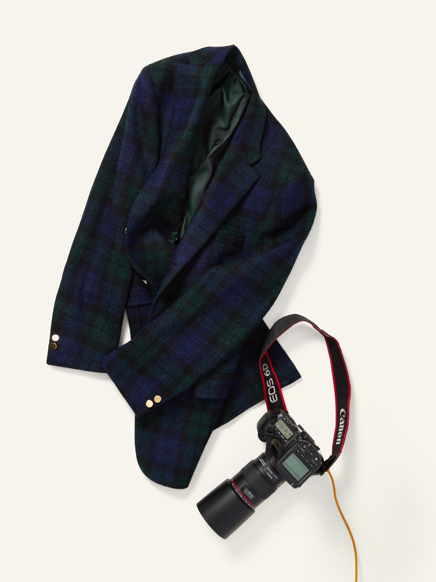 Gunton Ivy Harris Tweed Blazer Black Watch