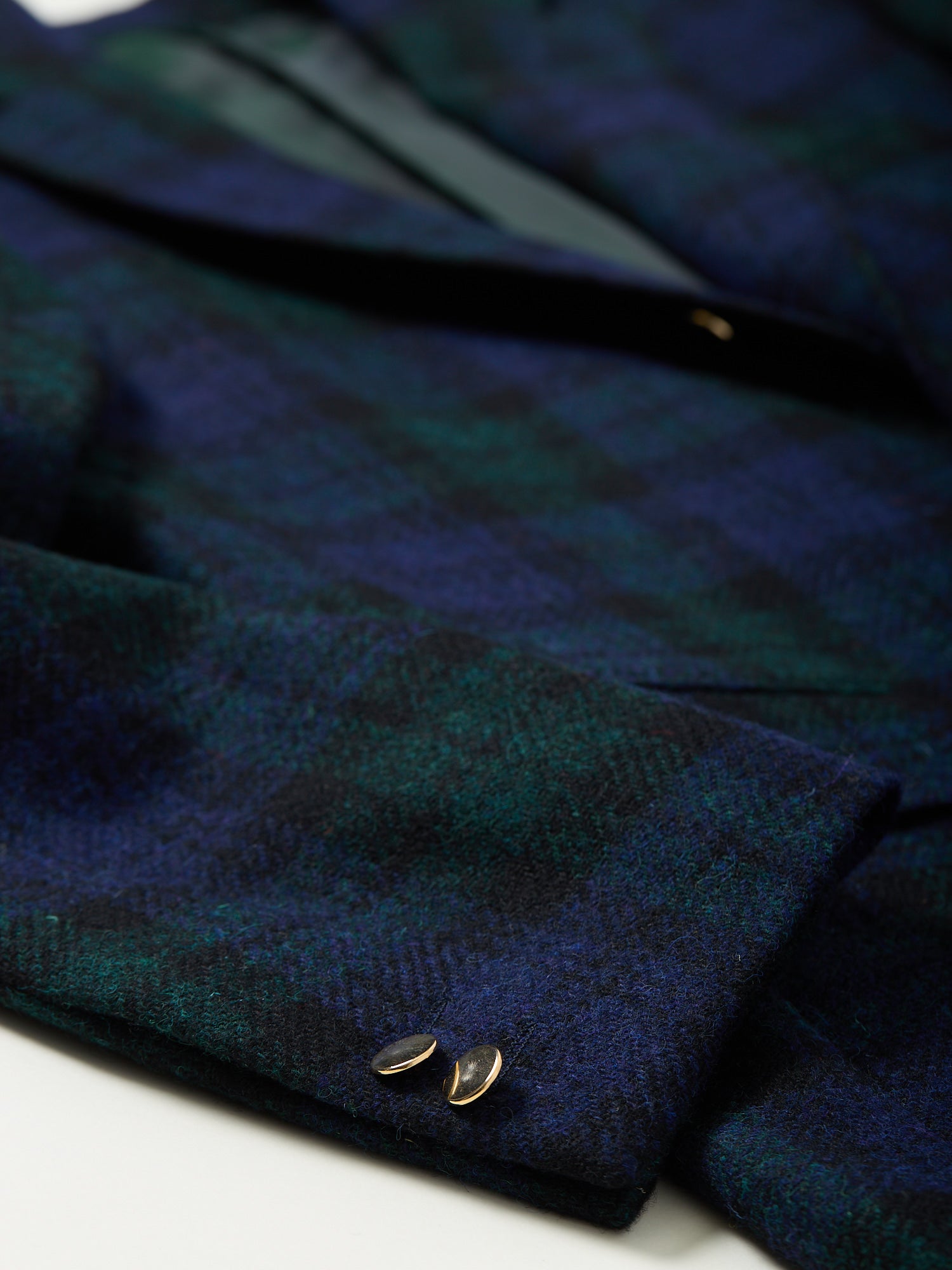 Gunton Ivy Harris Tweed Blazer Black Watch