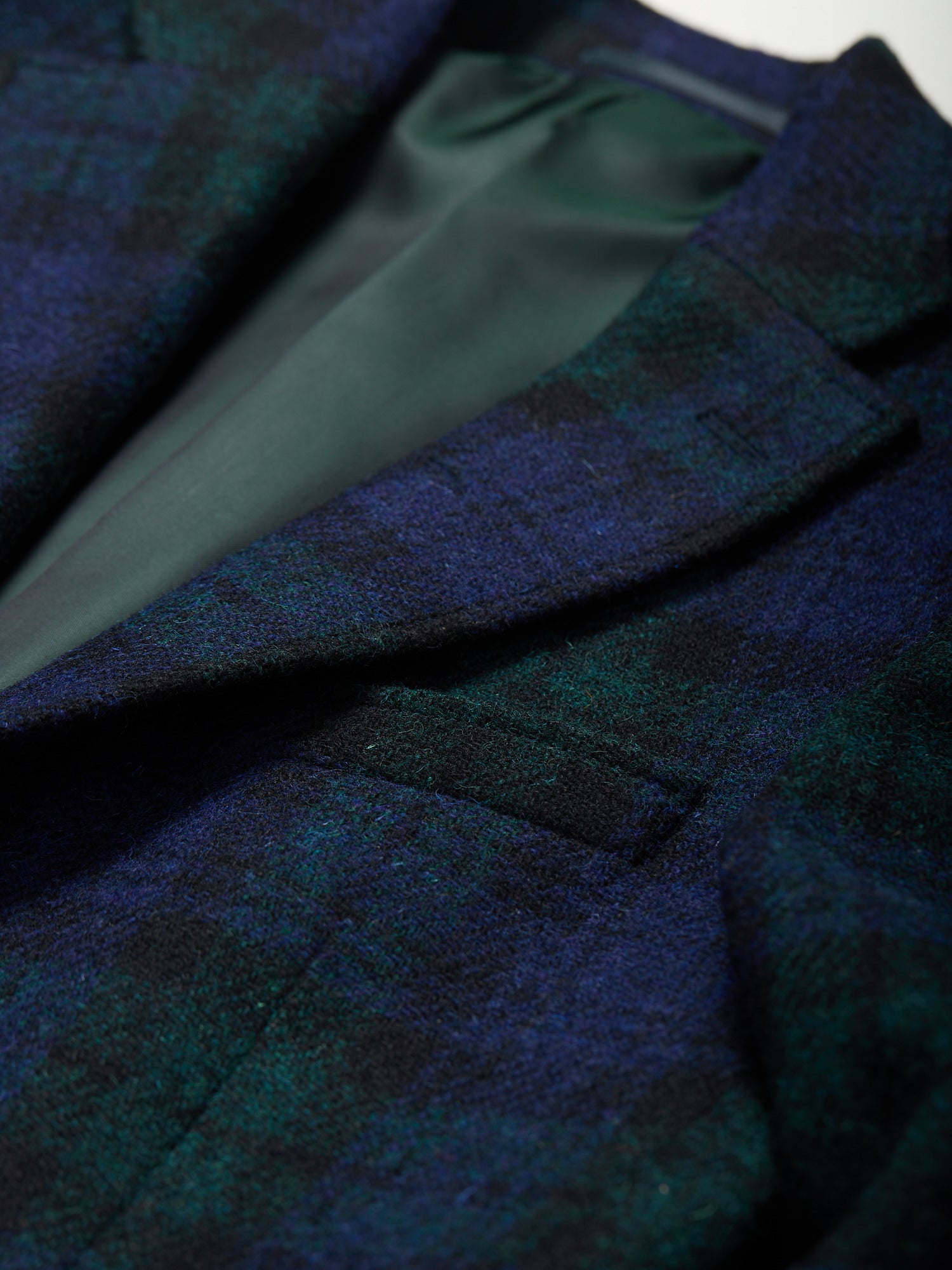 Gunton Ivy Harris Tweed Blazer Black Watch