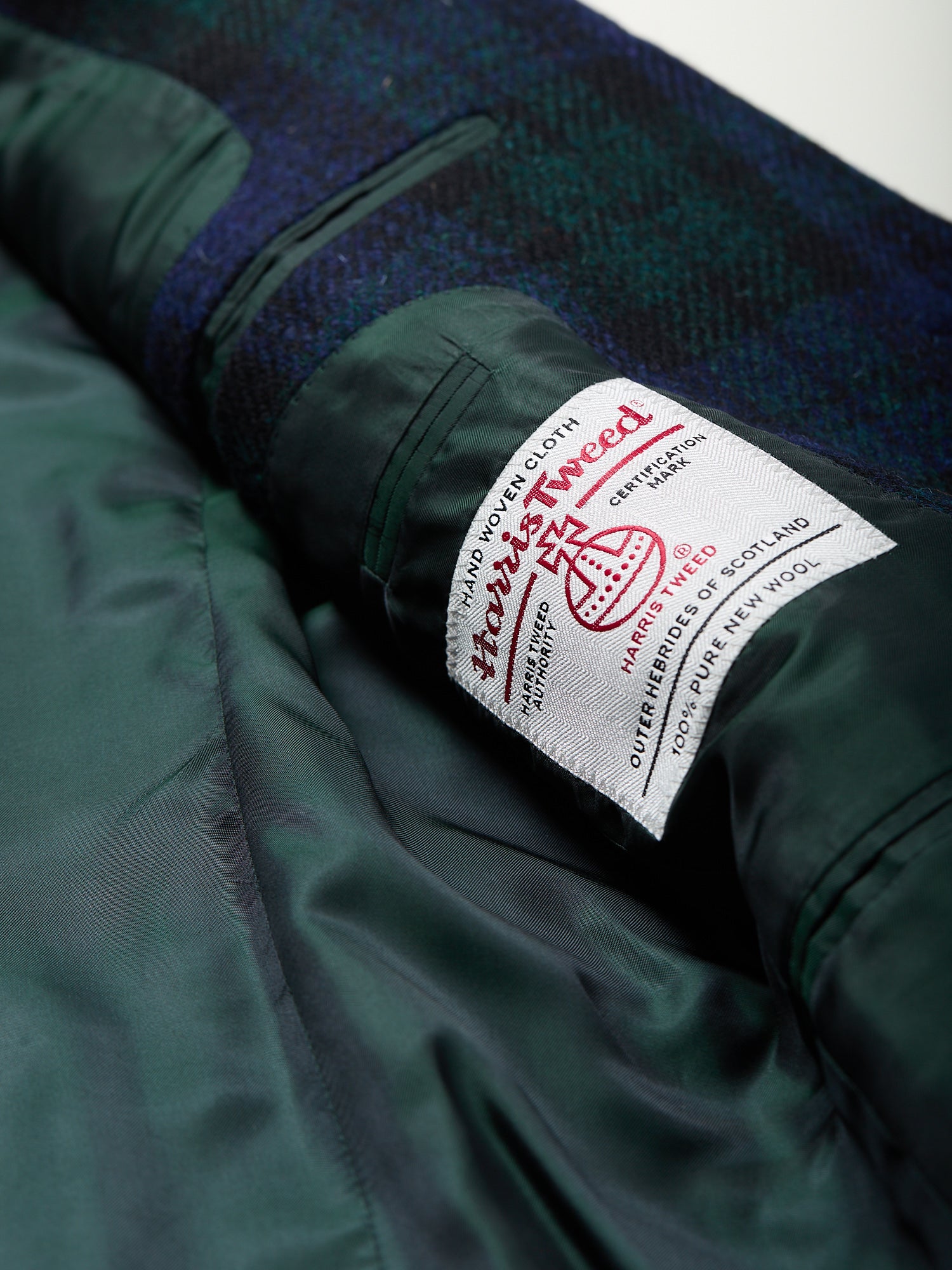 Gunton Ivy Harris Tweed Blazer Black Watch