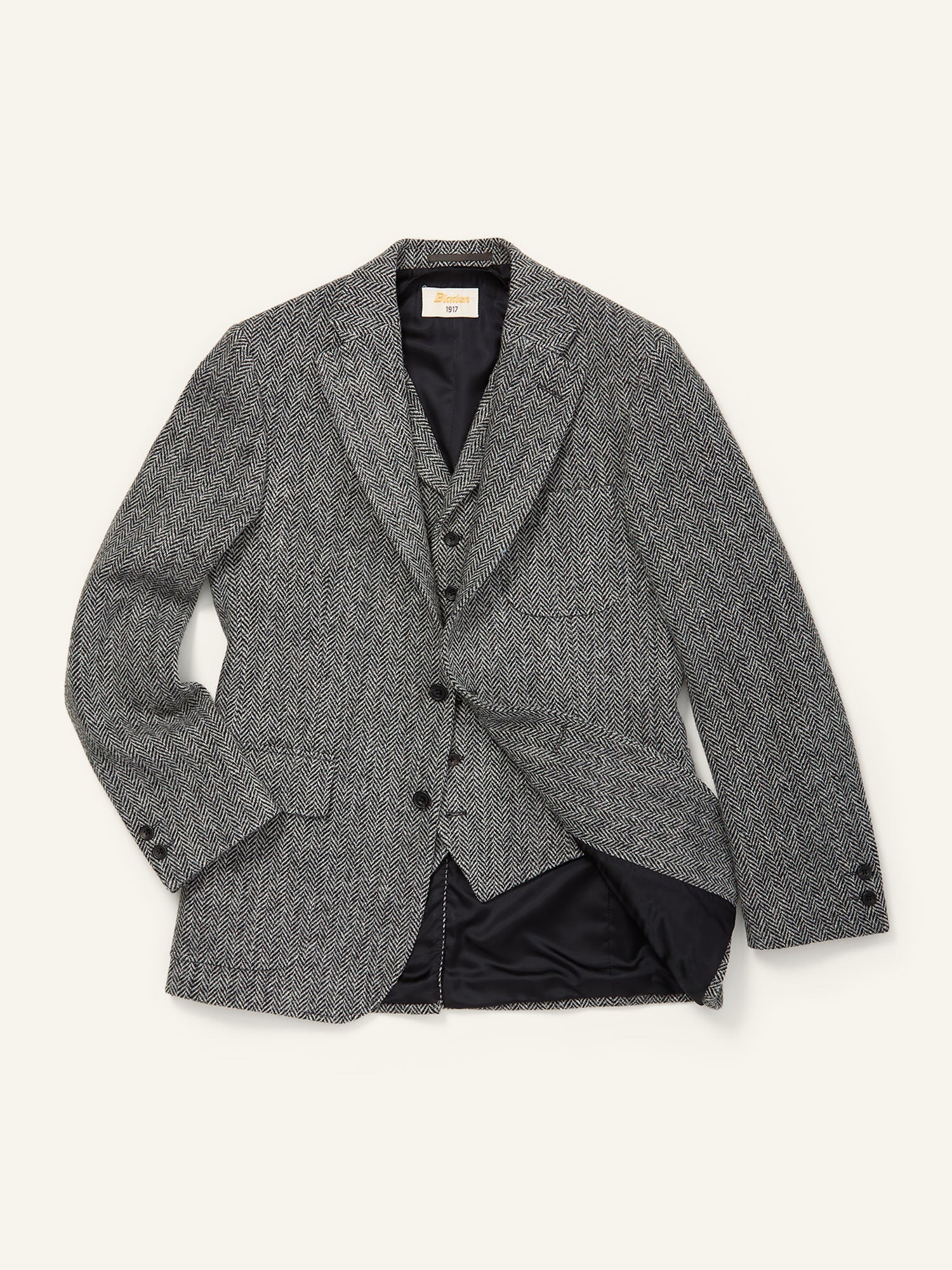 Gunton Ivy Harris Tweed Jacket Grey HB