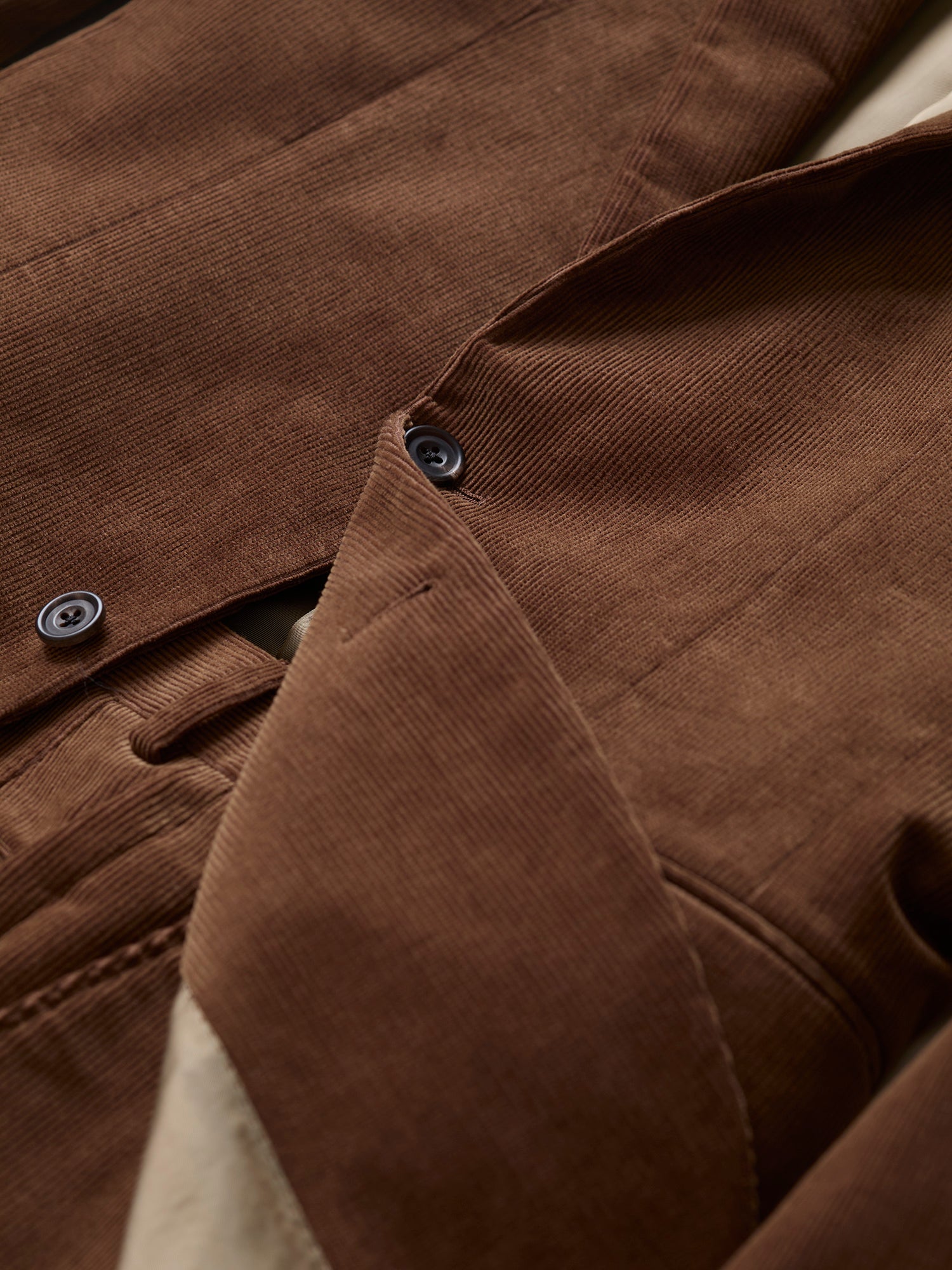 Gunton Needlecord Jacket Tan