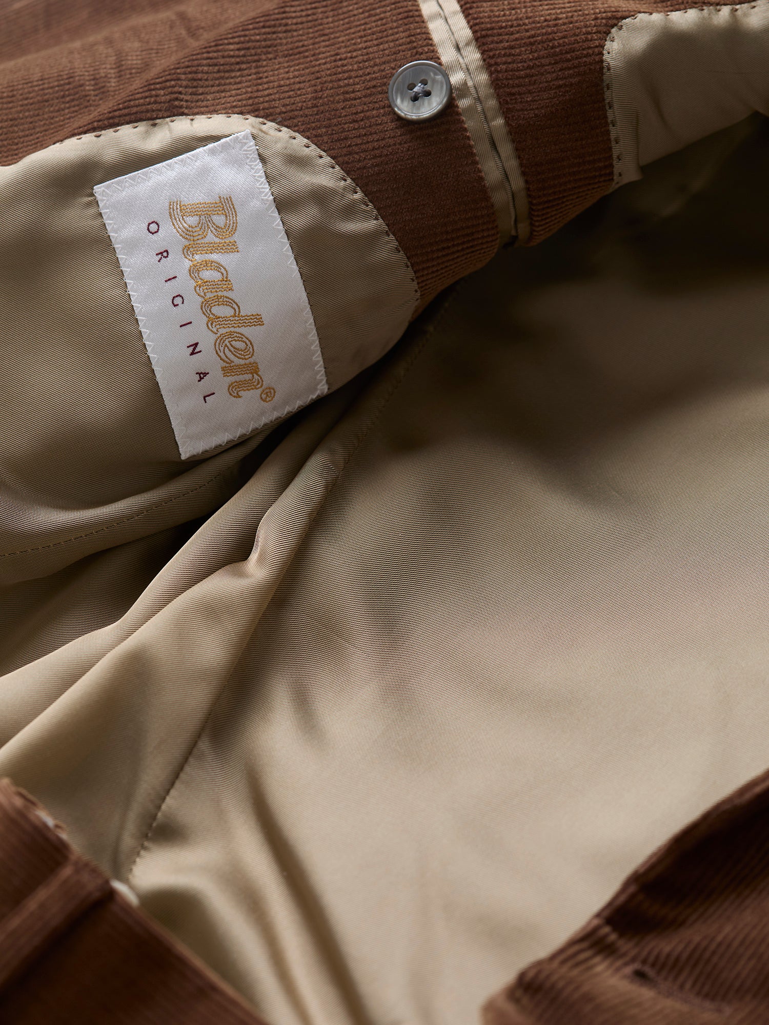 Gunton Needlecord Jacket Tan