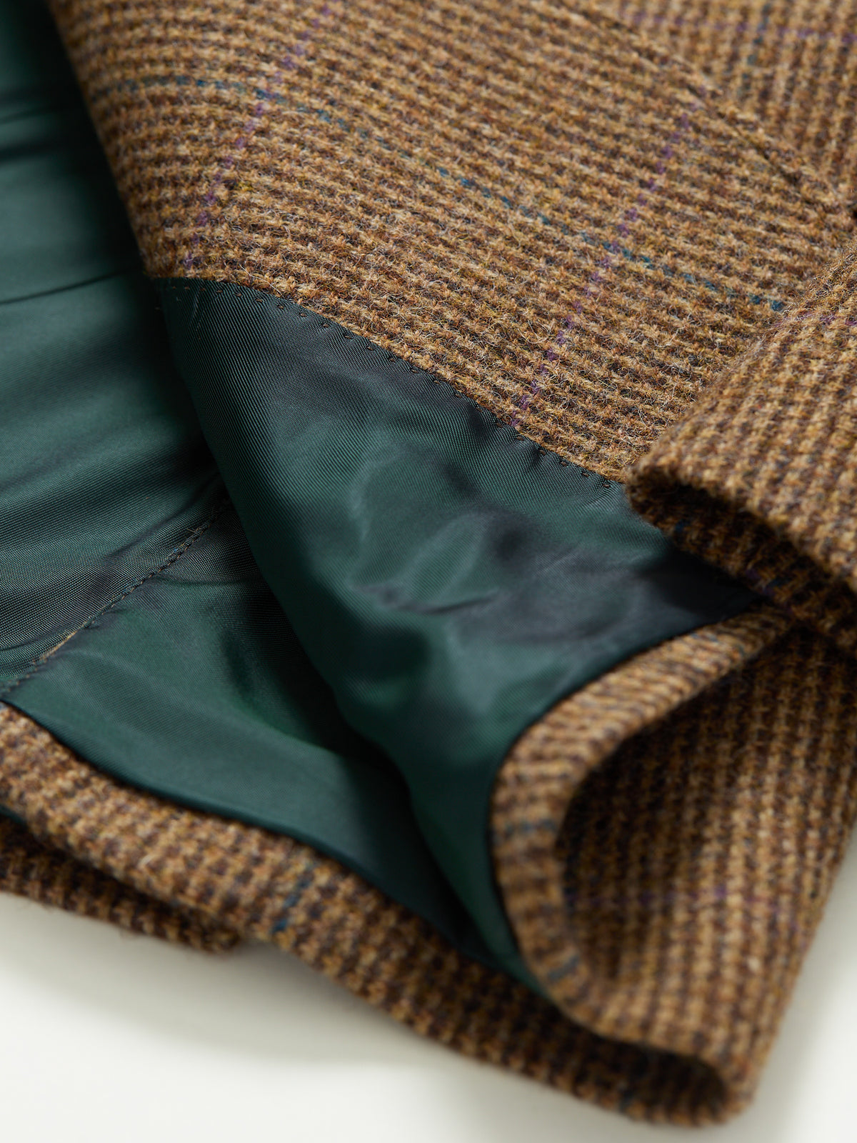 Gunton Shetland Tweed Jacket Rustic Brown WP