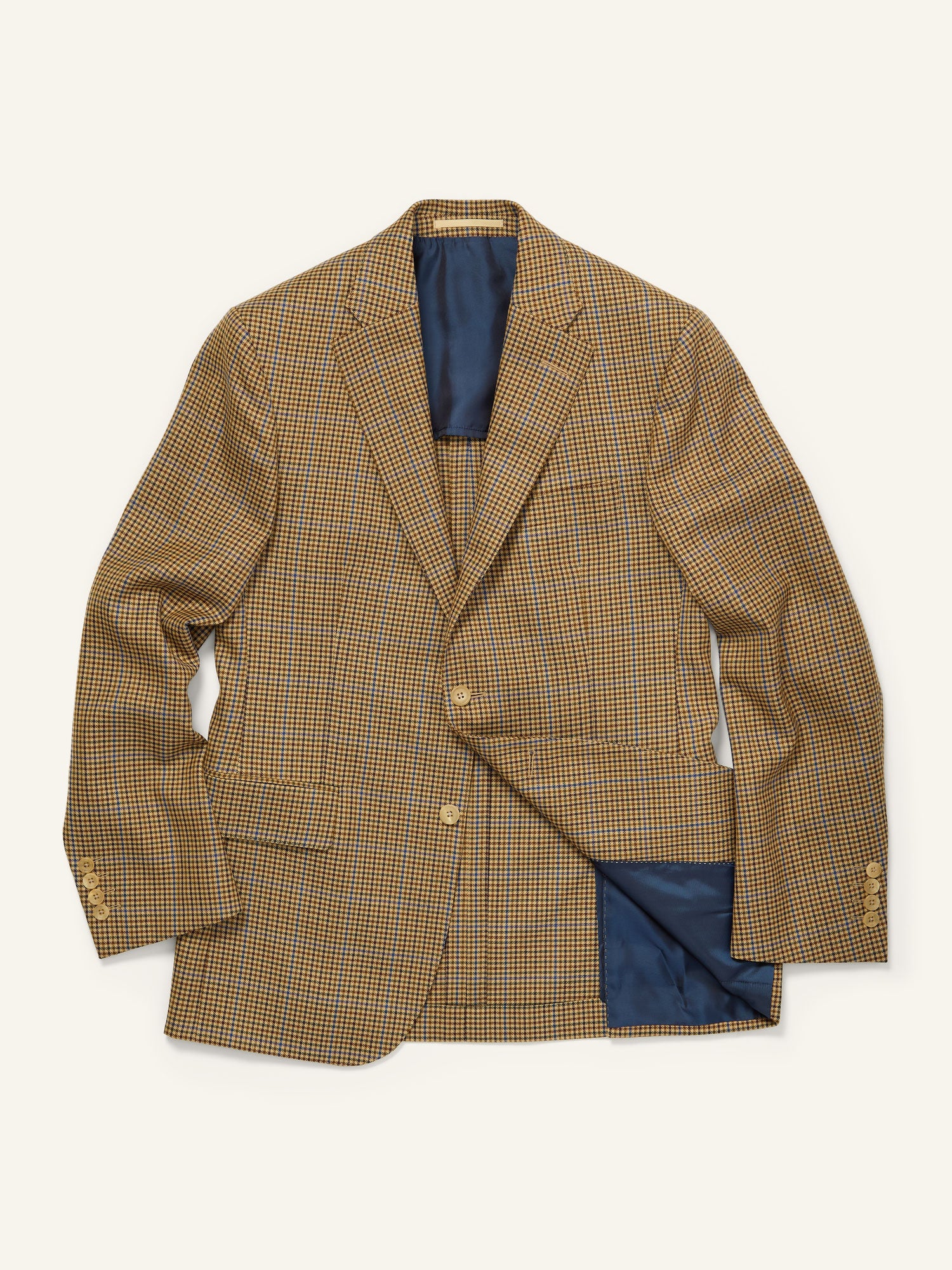 Gunton Worsted Tweed Jacket Beige Gunclub