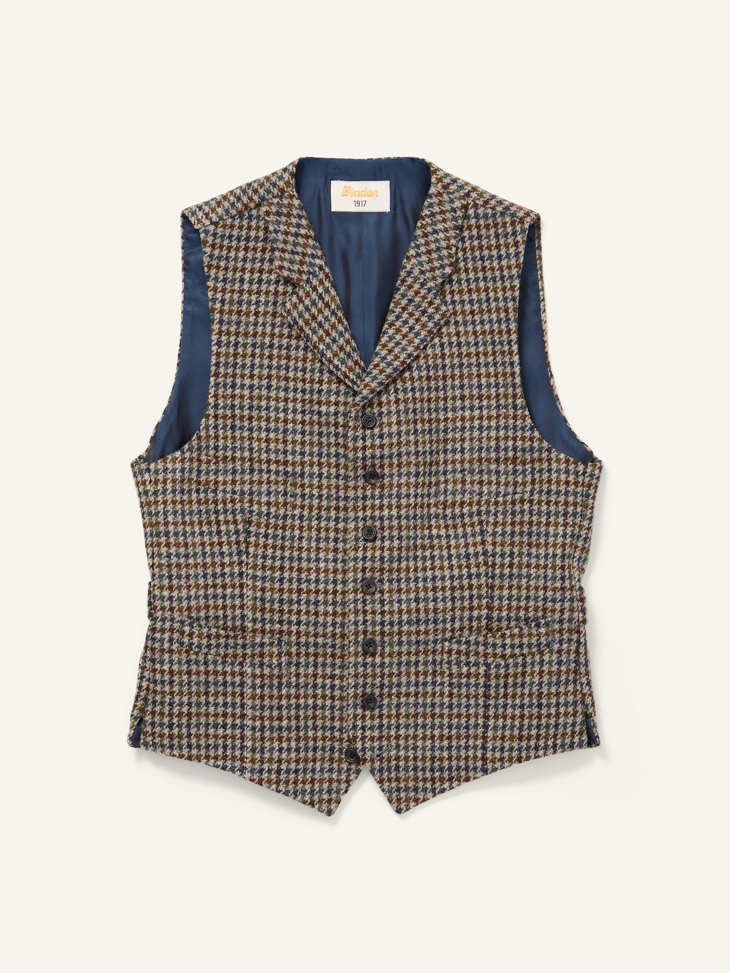 Buckenham Harris Tweed Waistcoat Grey Gunclub