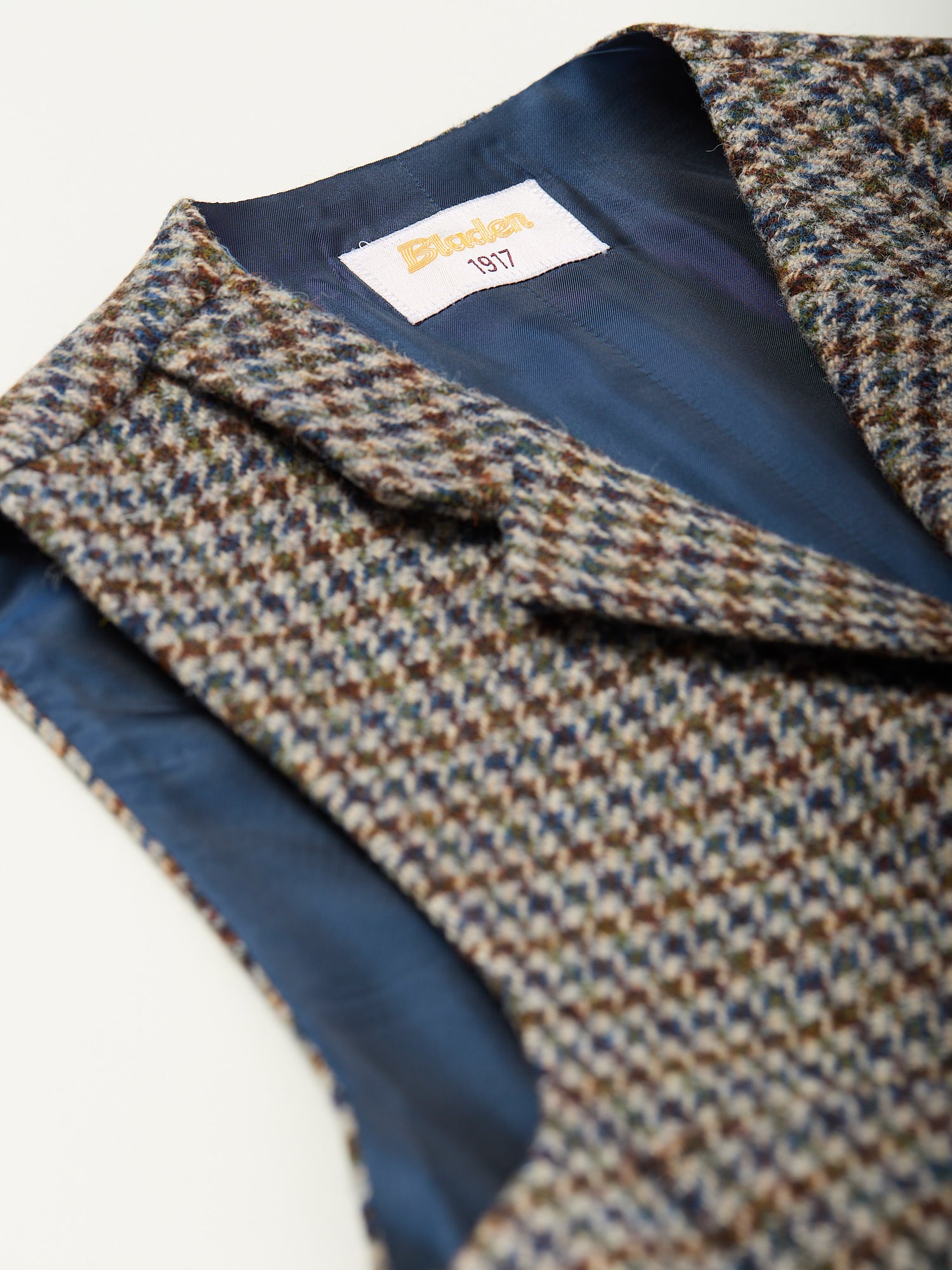Buckenham Harris Tweed Waistcoat Grey Gunclub
