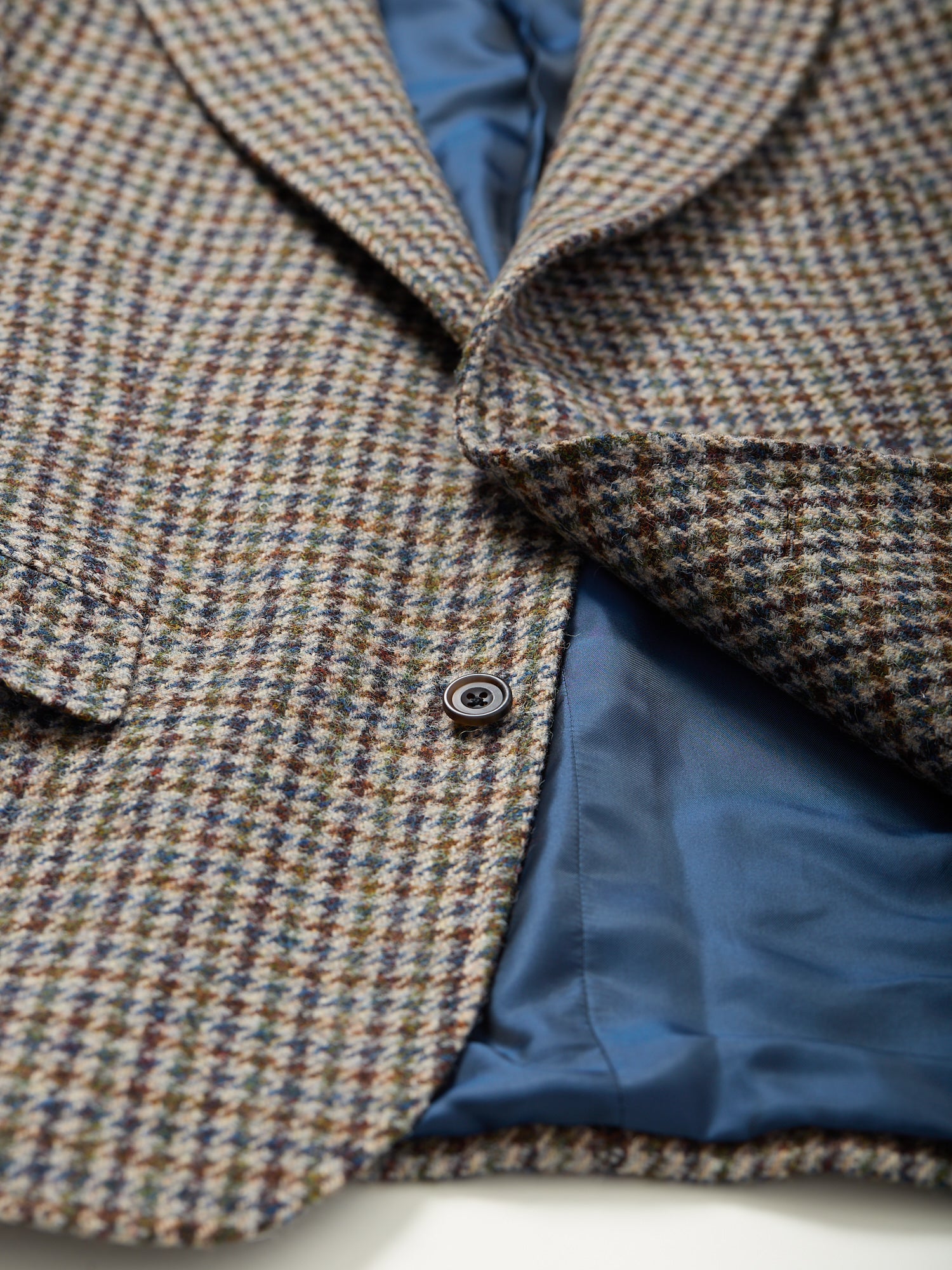 Gunton Harris Tweed Jacket Grey Gunclub