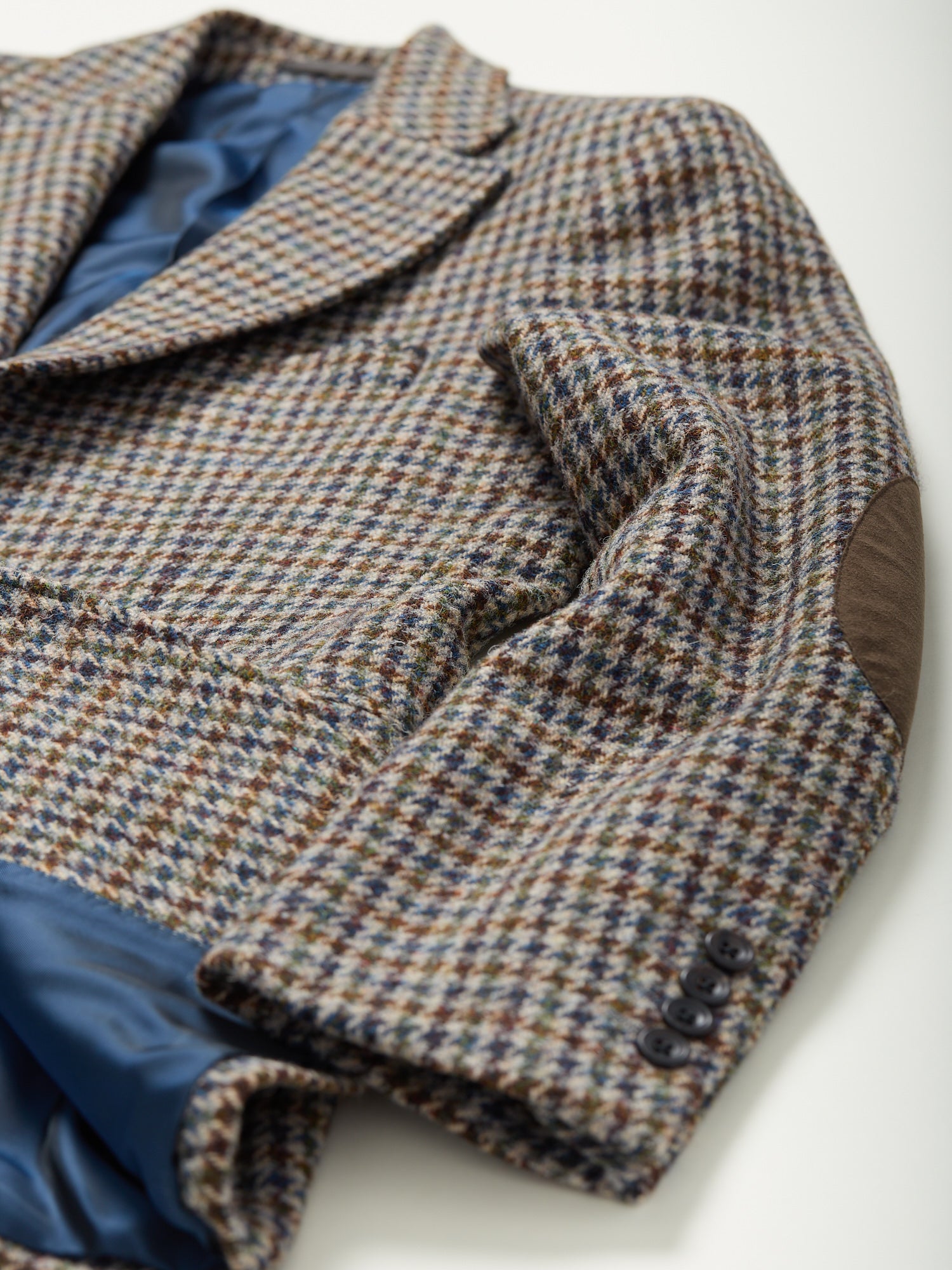 Gunton Harris Tweed Jacket Grey Gunclub