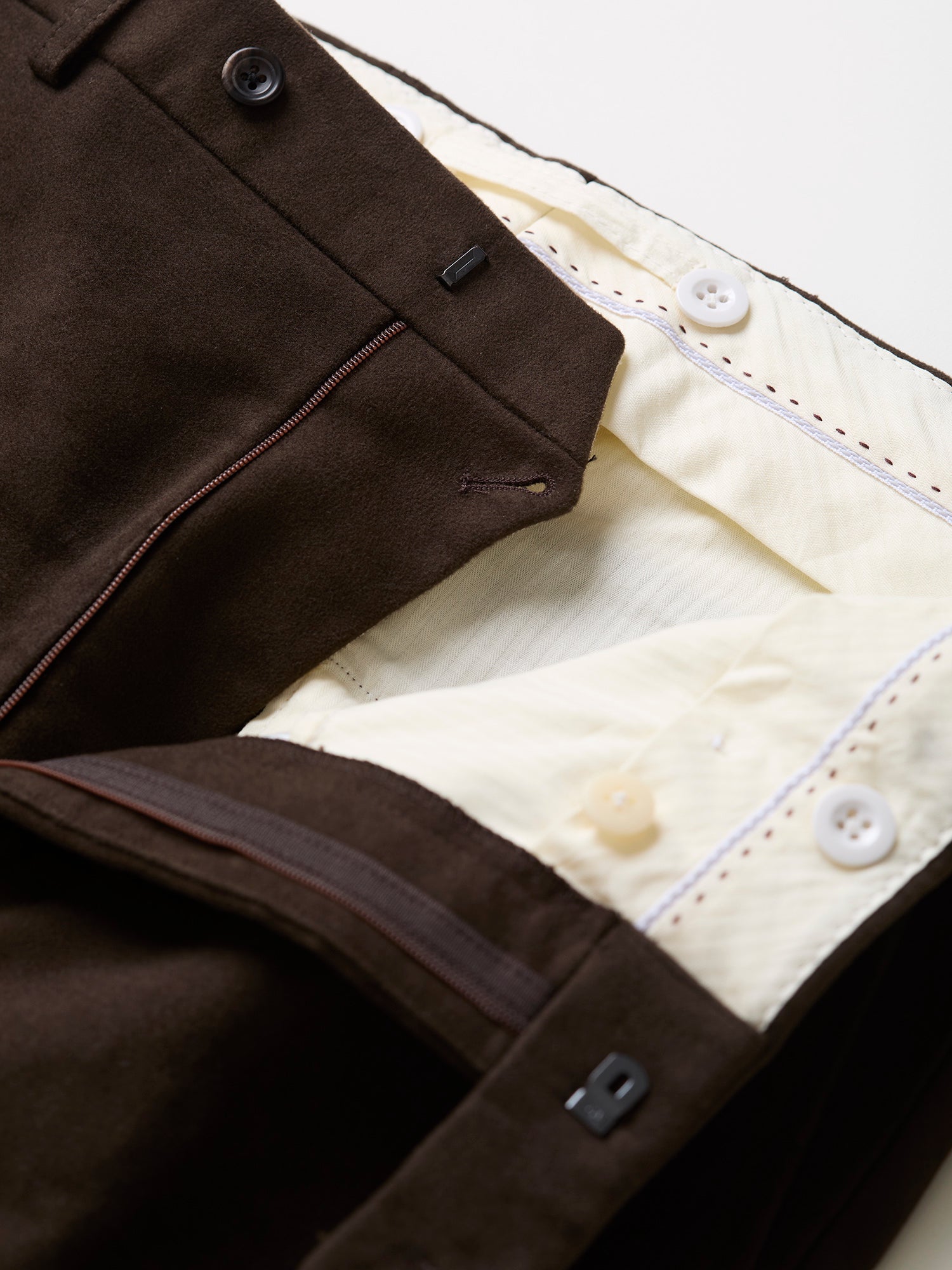Mautby Moleskin Trousers Dark Brown