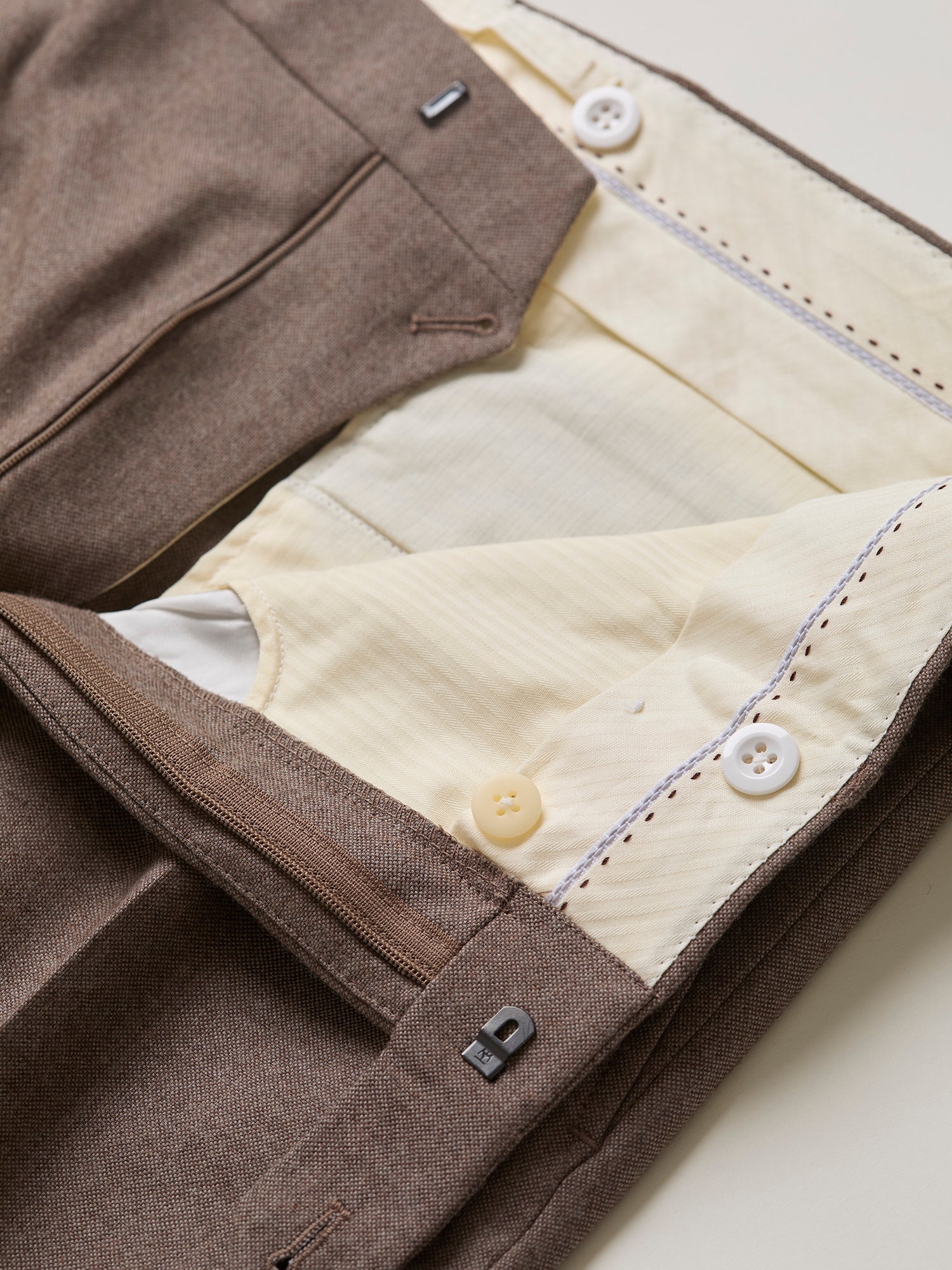 Mautby Donegal Trousers Beige