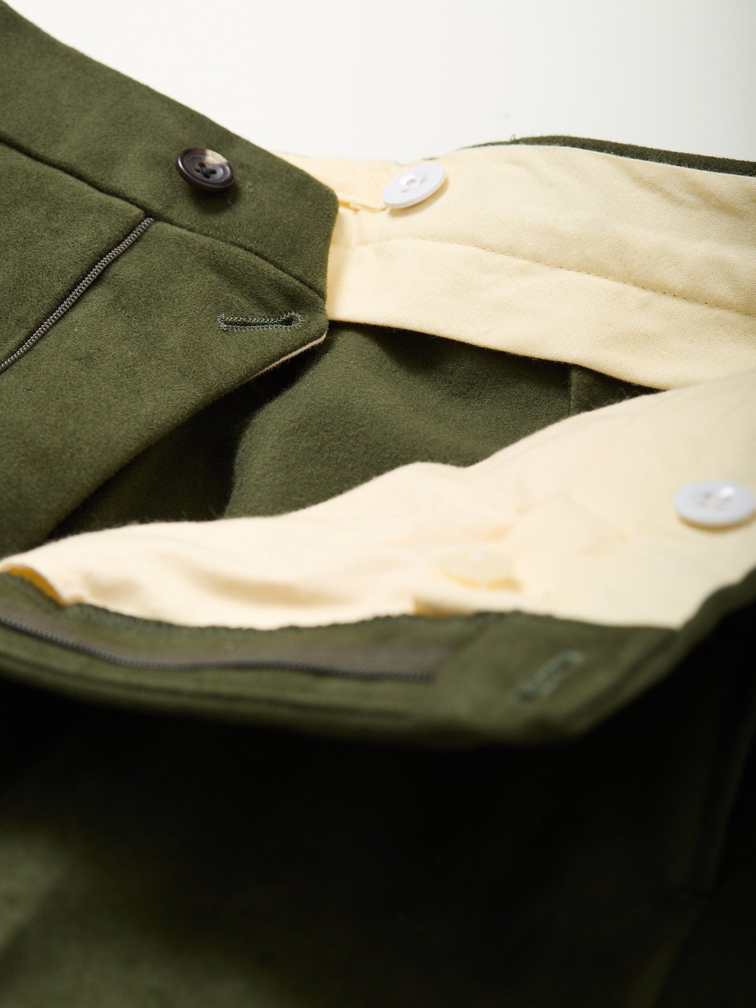 Dilham Moleskin Trousers Dark Green