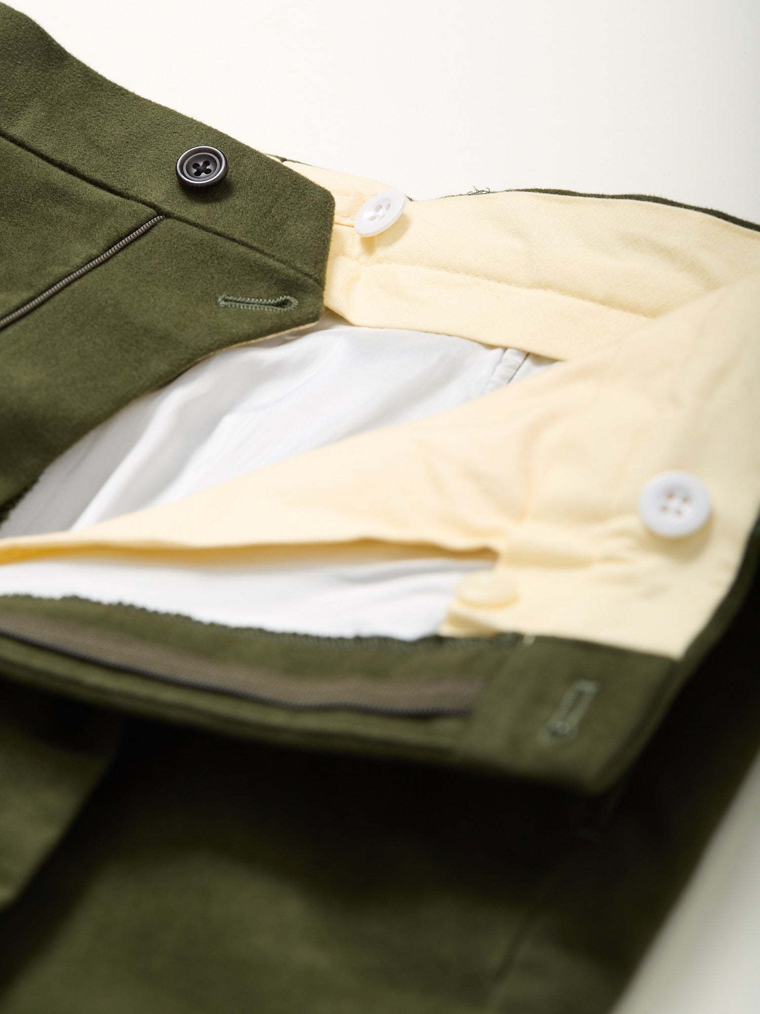 Dilham Moleskin Plus Fours Trousers Dark Green