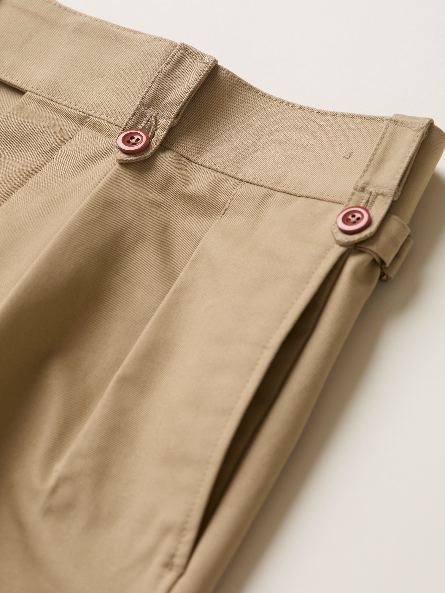 Sandhurst Pleated Officer's Trousers Putty Drill