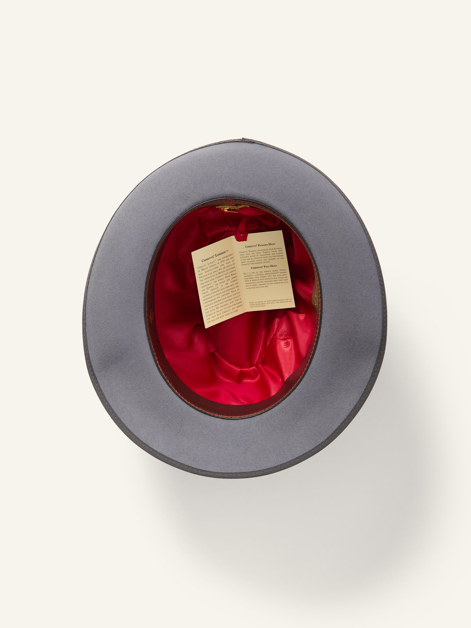 Tweed Collab Fur Felt Trilby Hat Grey