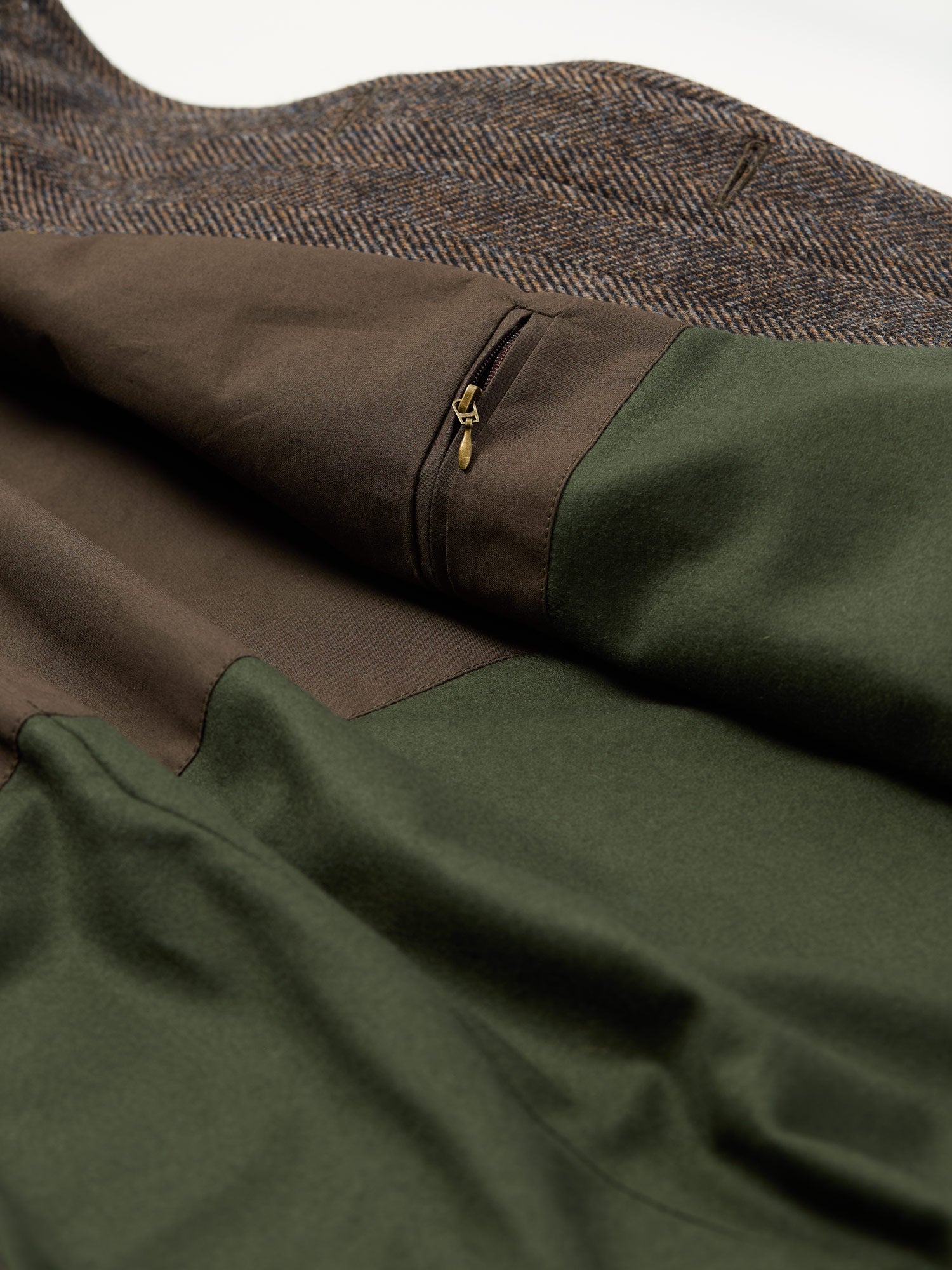 Knightsbridge Tweed Raglan Coat Chocolate HB