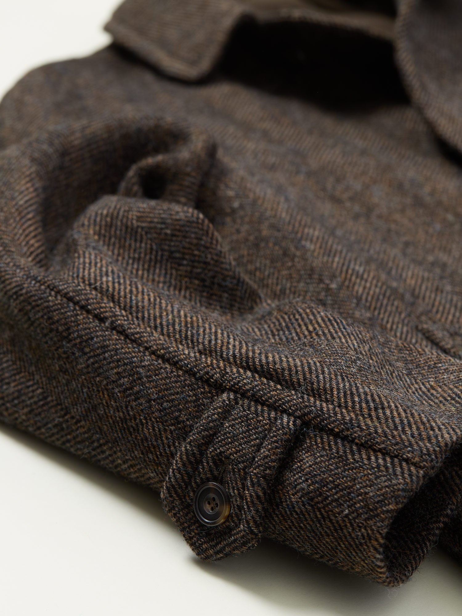 Knightsbridge Tweed Raglan Coat Chocolate HB