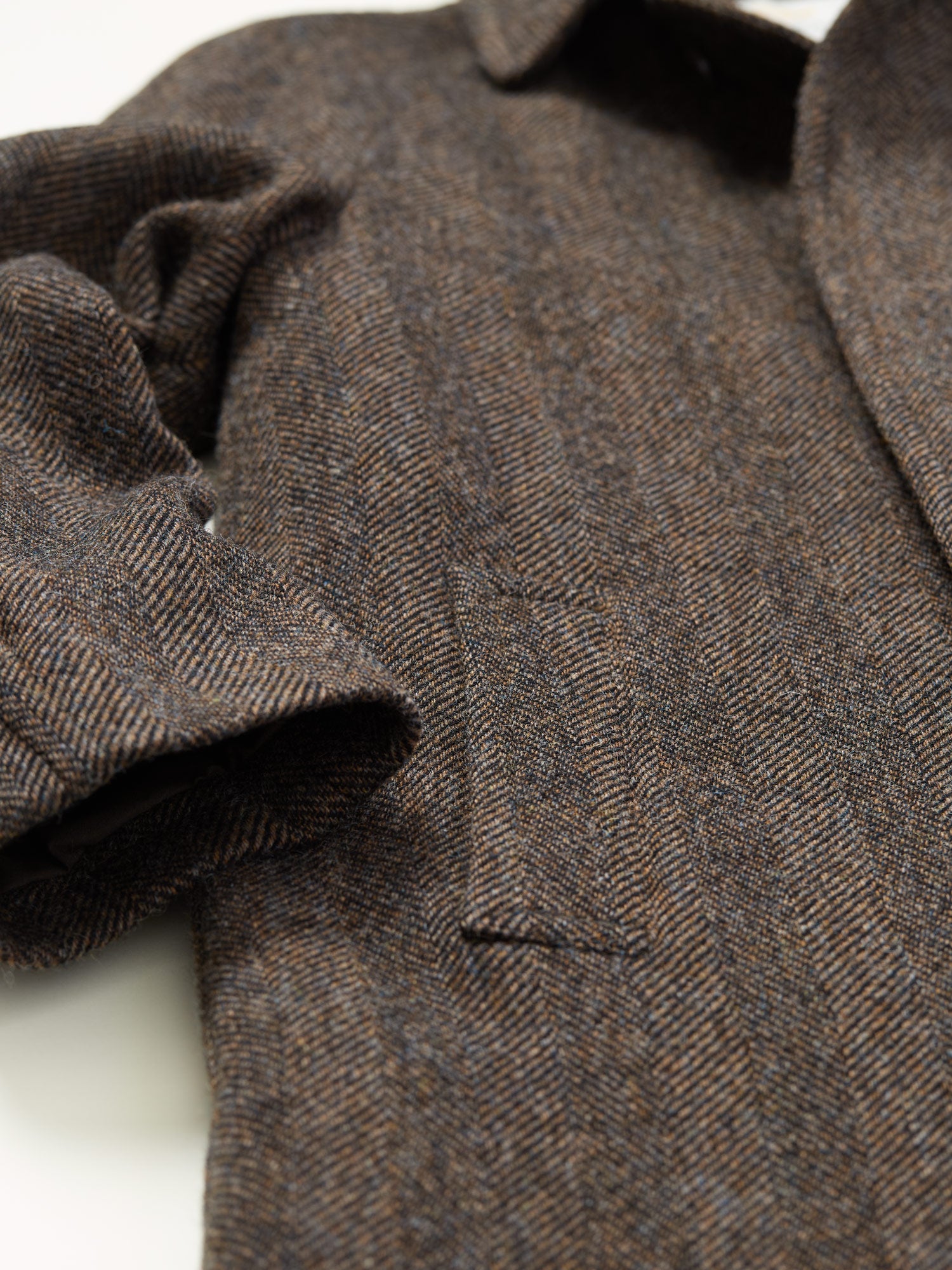 Knightsbridge Tweed Raglan Coat Chocolate HB