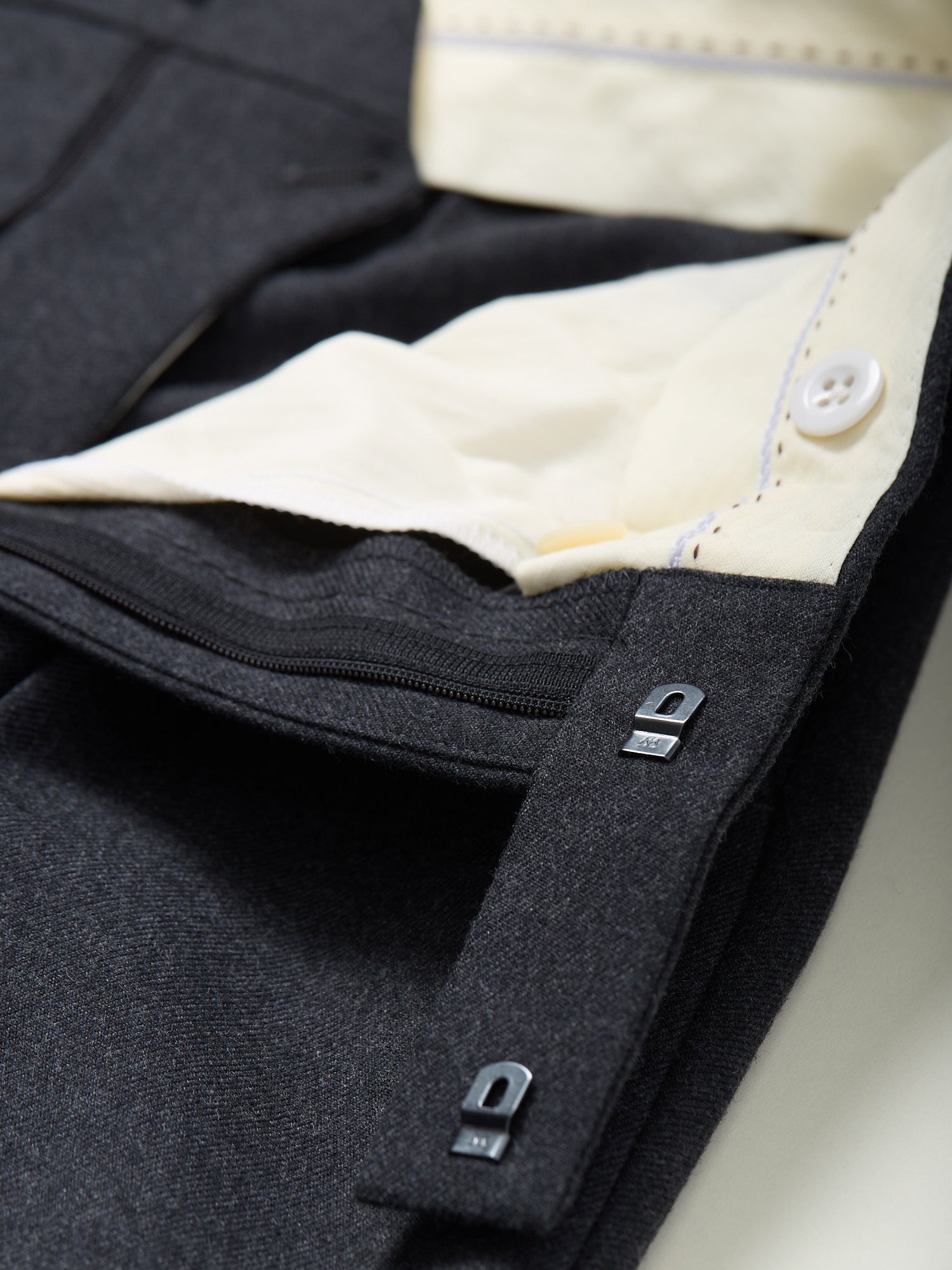Colkirk Suit Trousers Dark Grey