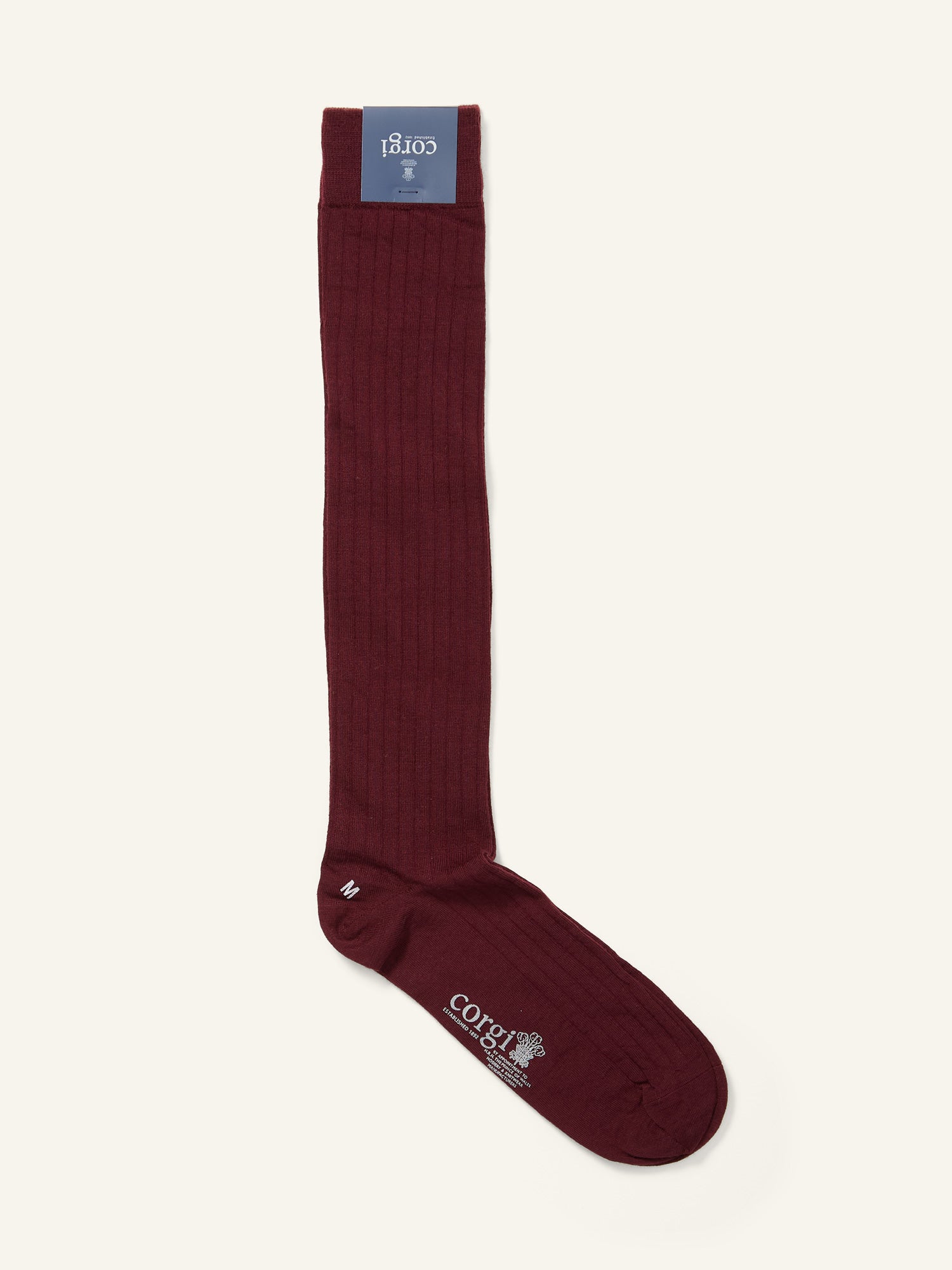 OTC Wool Socks Maroon