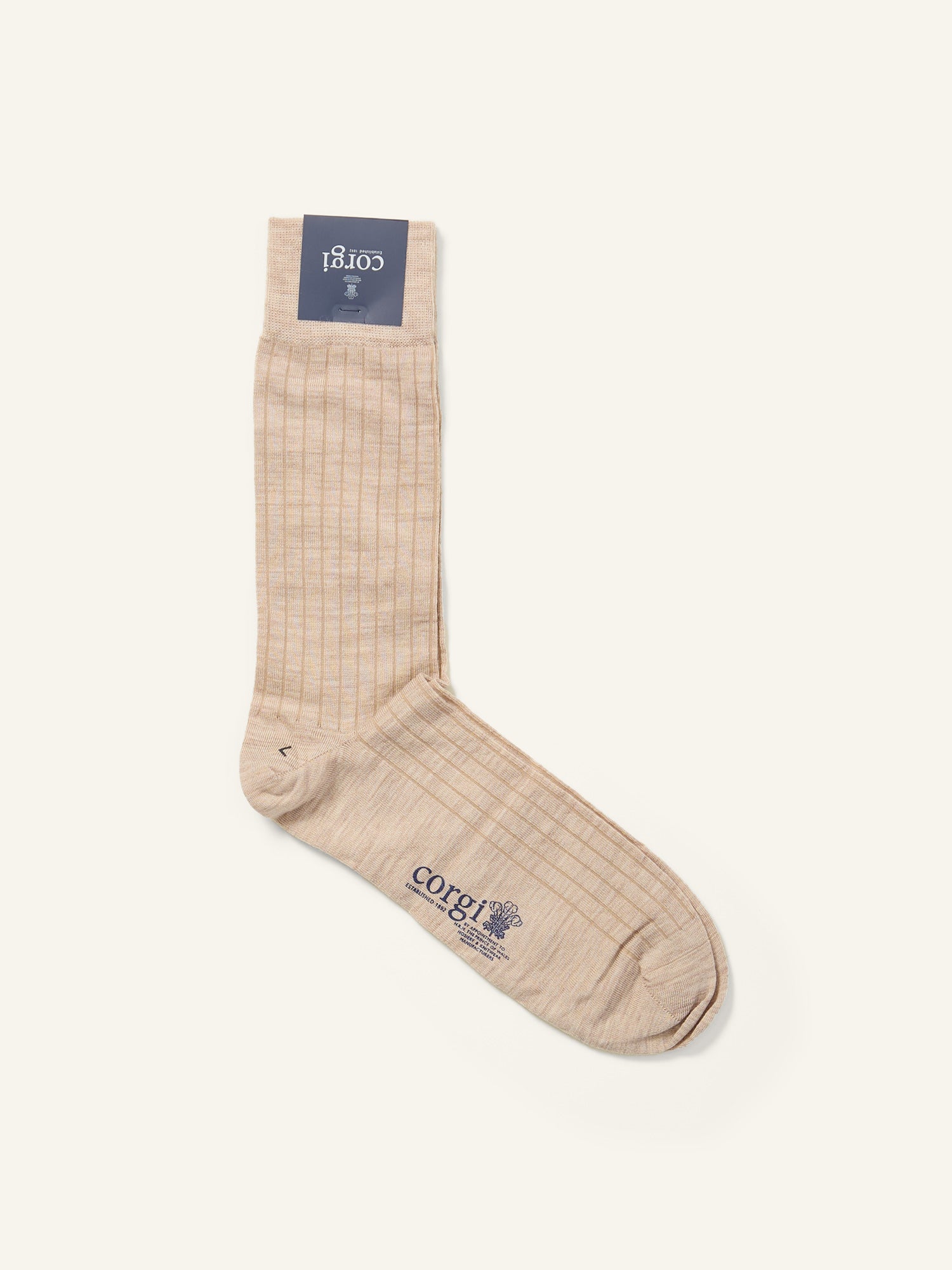 Wool Socks Beige